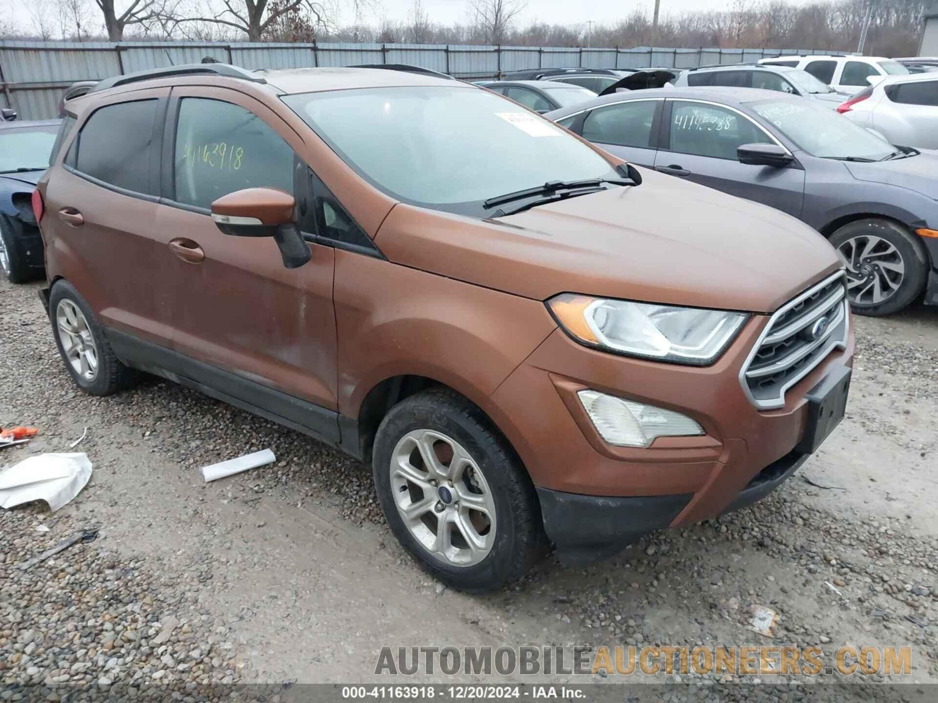 MAJ3S2GE6LC391183 FORD ECOSPORT 2020