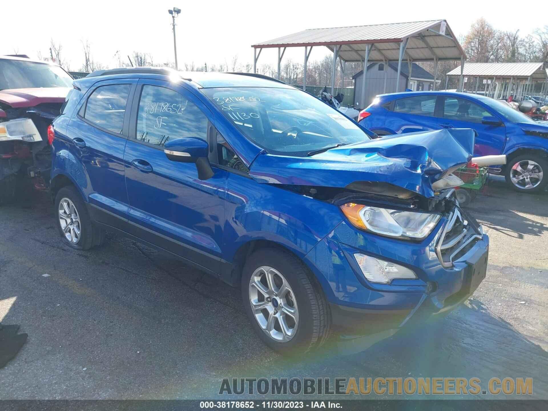 MAJ3S2GE6MC436818 FORD ECOSPORT 2021