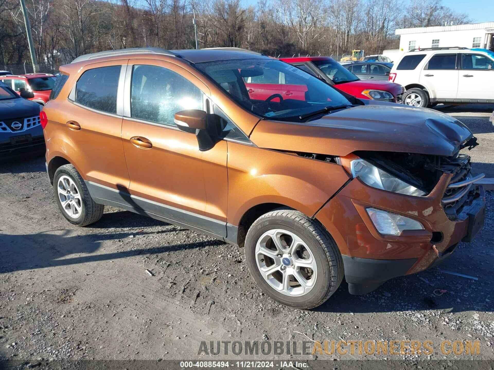 MAJ3S2GE7KC262089 FORD ECOSPORT 2019