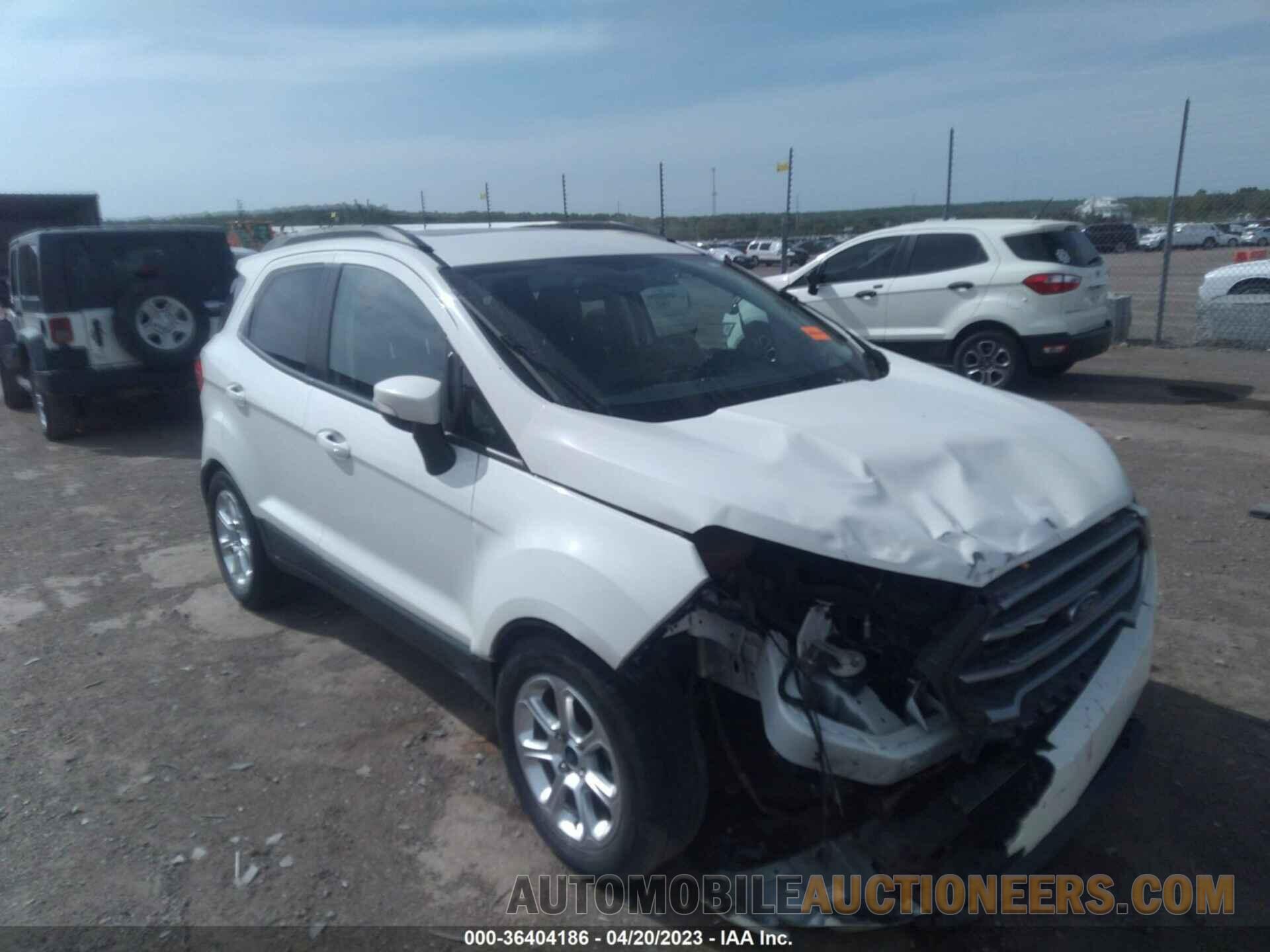 MAJ3S2GE7KC308259 FORD ECOSPORT 2019