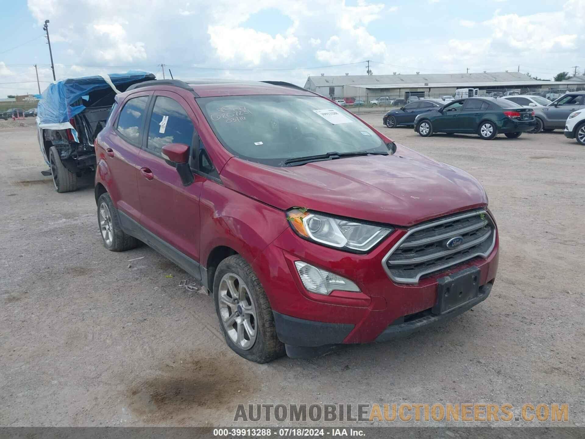 MAJ3S2GE7LC324284 FORD ECOSPORT 2020