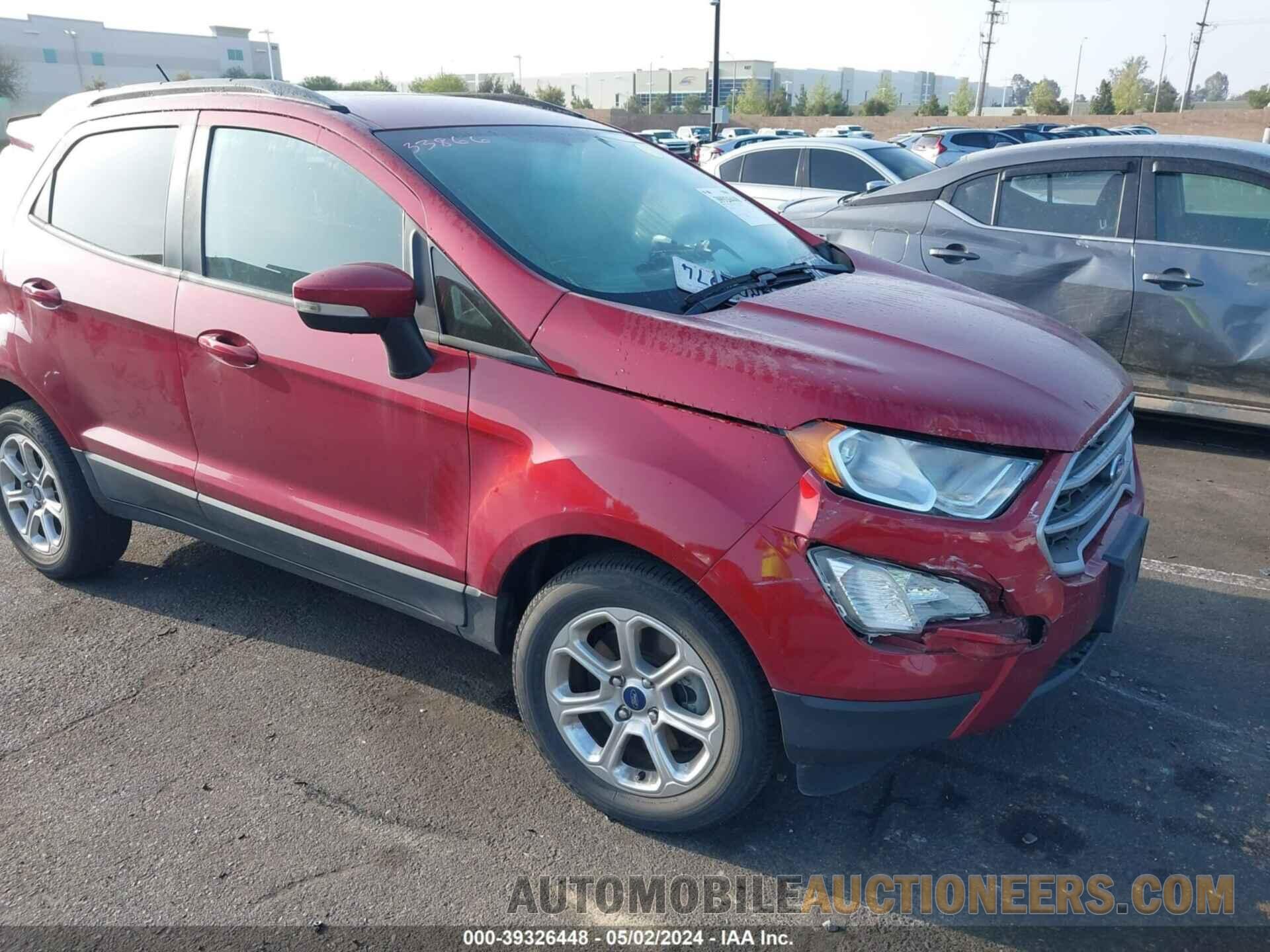 MAJ3S2GE7LC365451 FORD ECOSPORT 2020