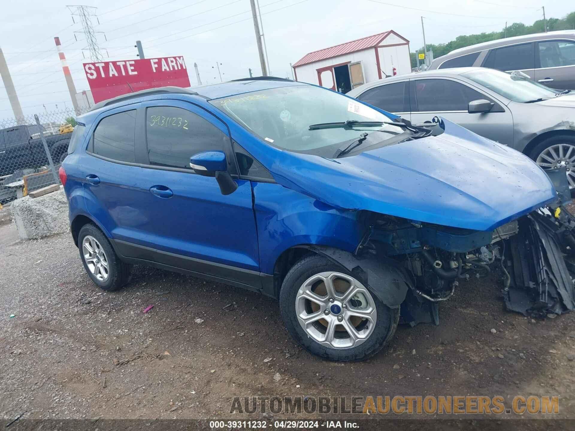 MAJ3S2GE7MC400314 FORD ECOSPORT 2021