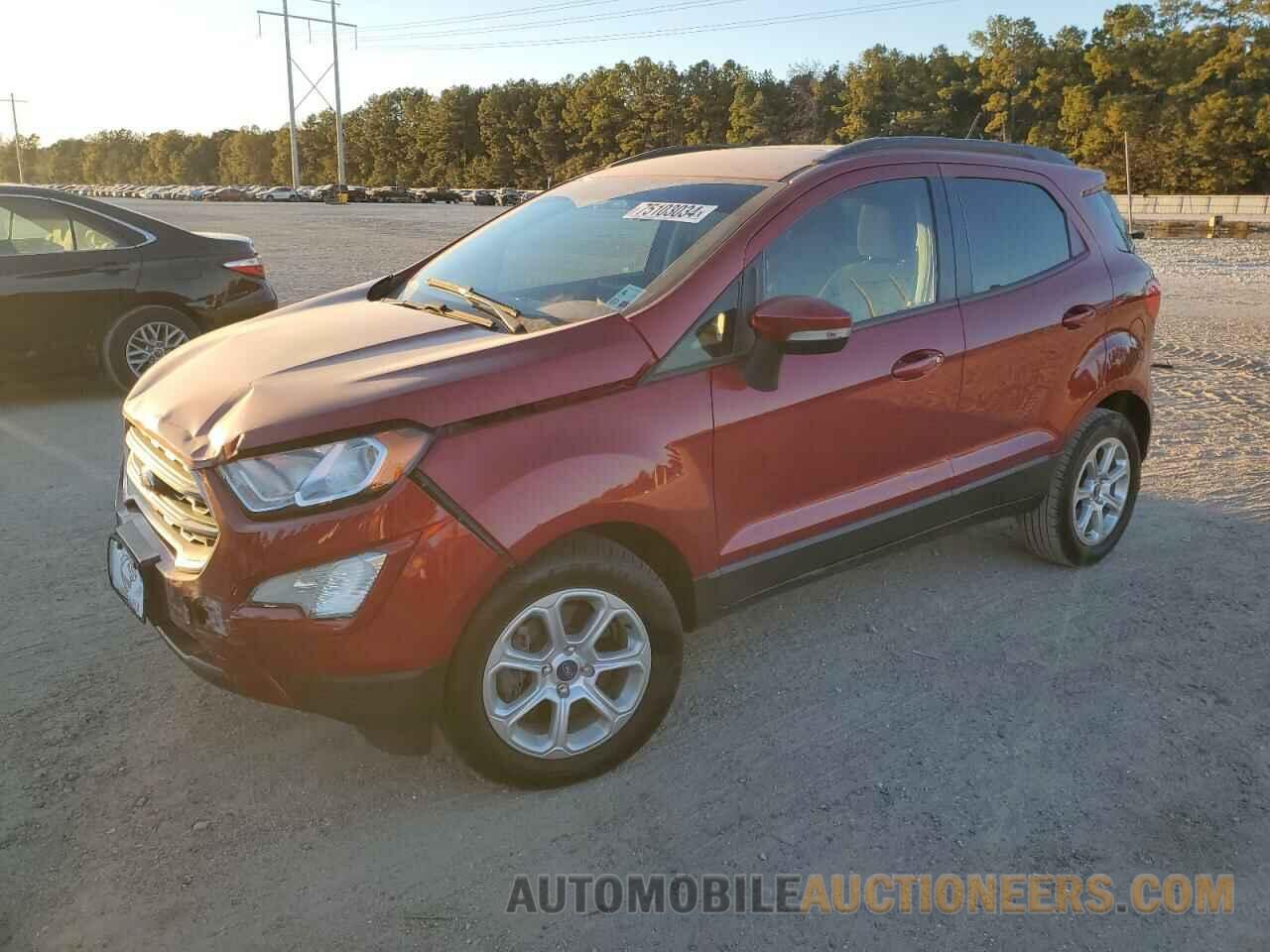 MAJ3S2GE7MC405609 FORD ECOSPORT 2021