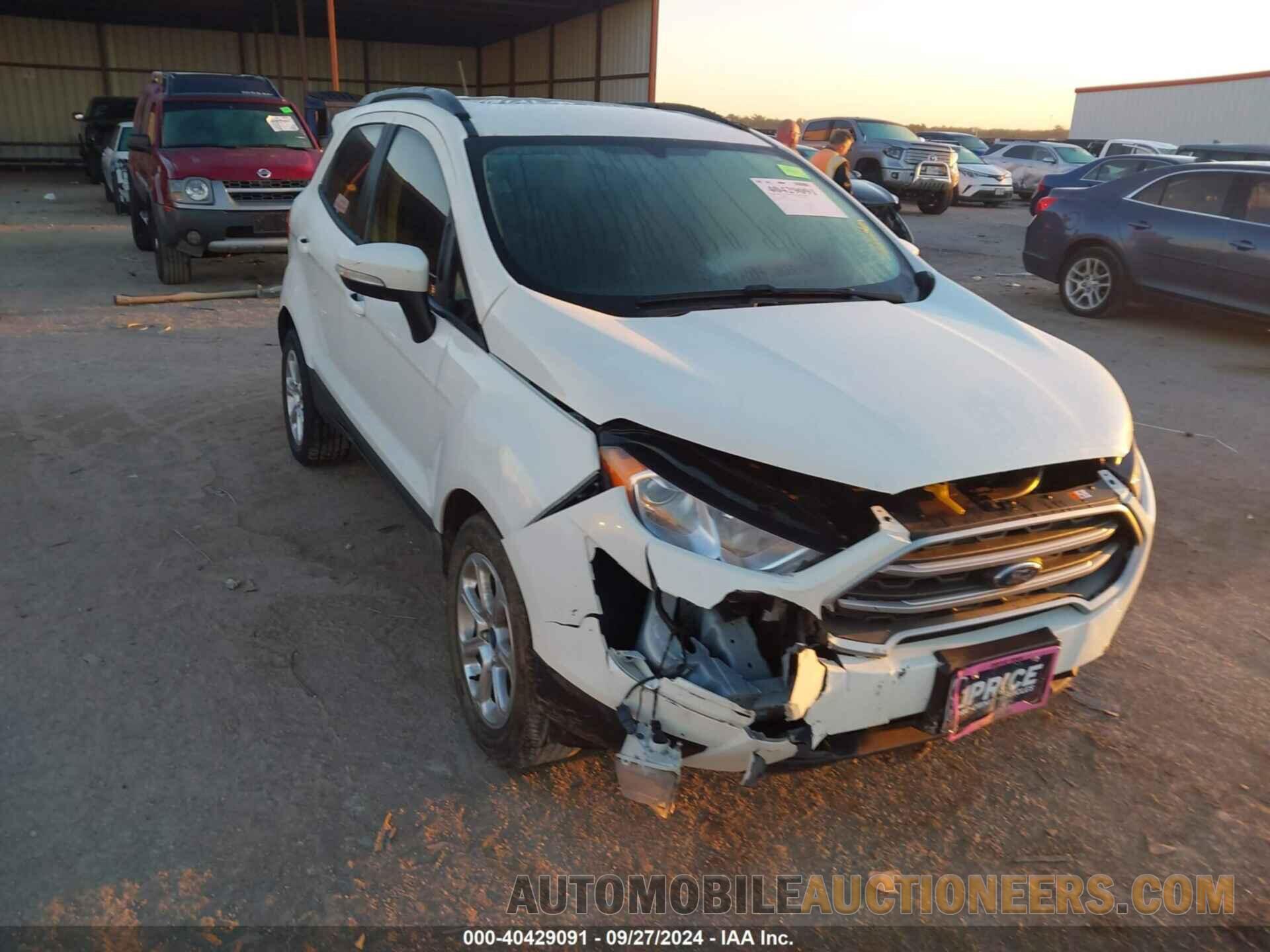 MAJ3S2GE7MC430459 FORD ECOSPORT 2021