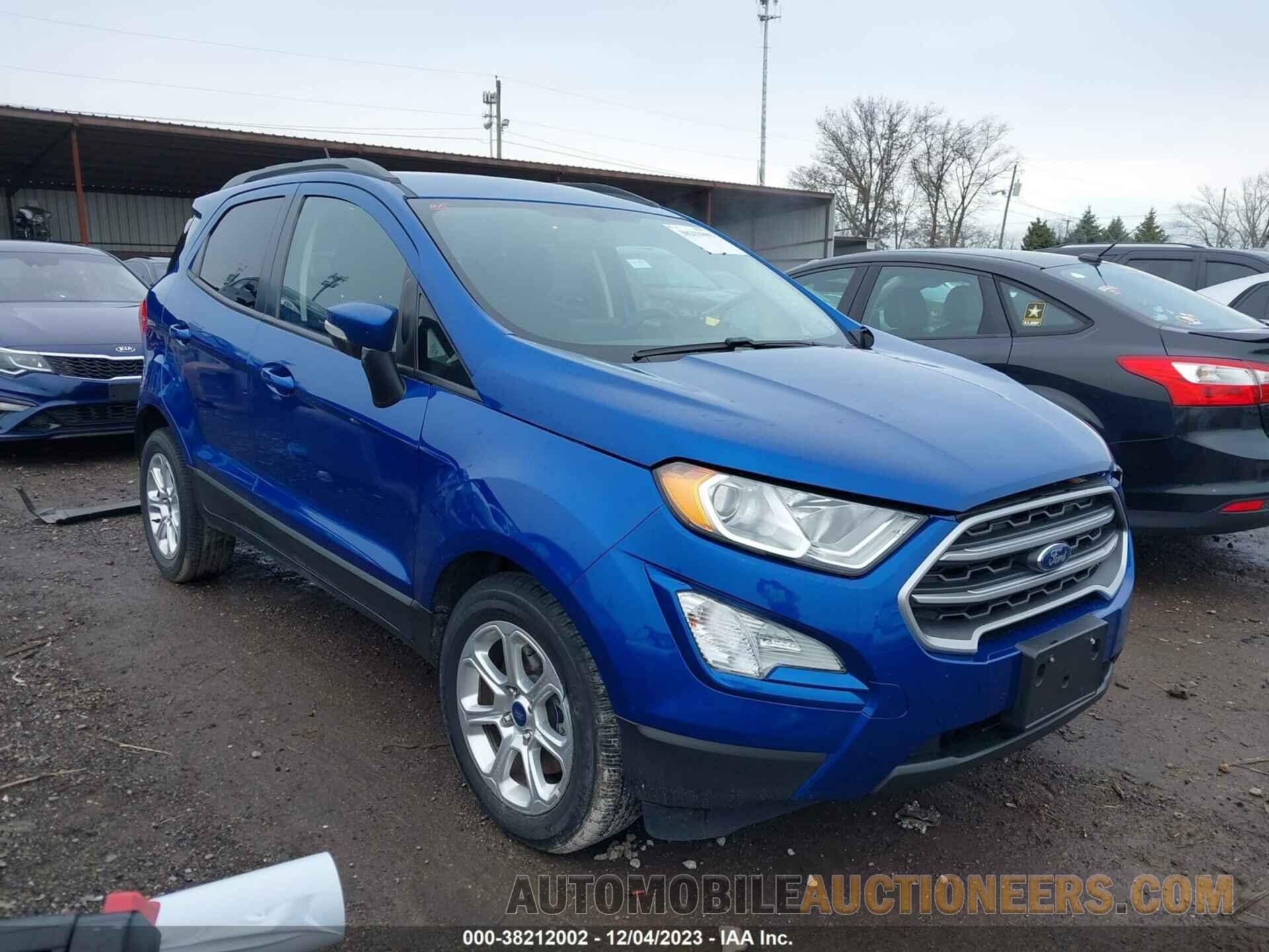 MAJ3S2GE8LC318316 FORD ECOSPORT 2020