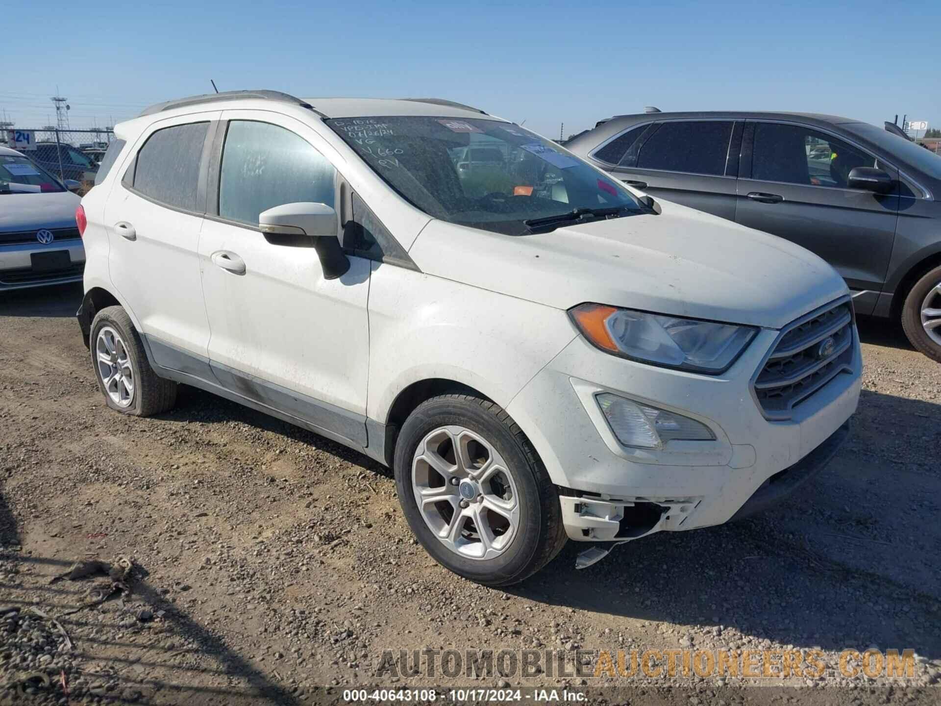 MAJ3S2GE8LC357410 FORD ECOSPORT 2020