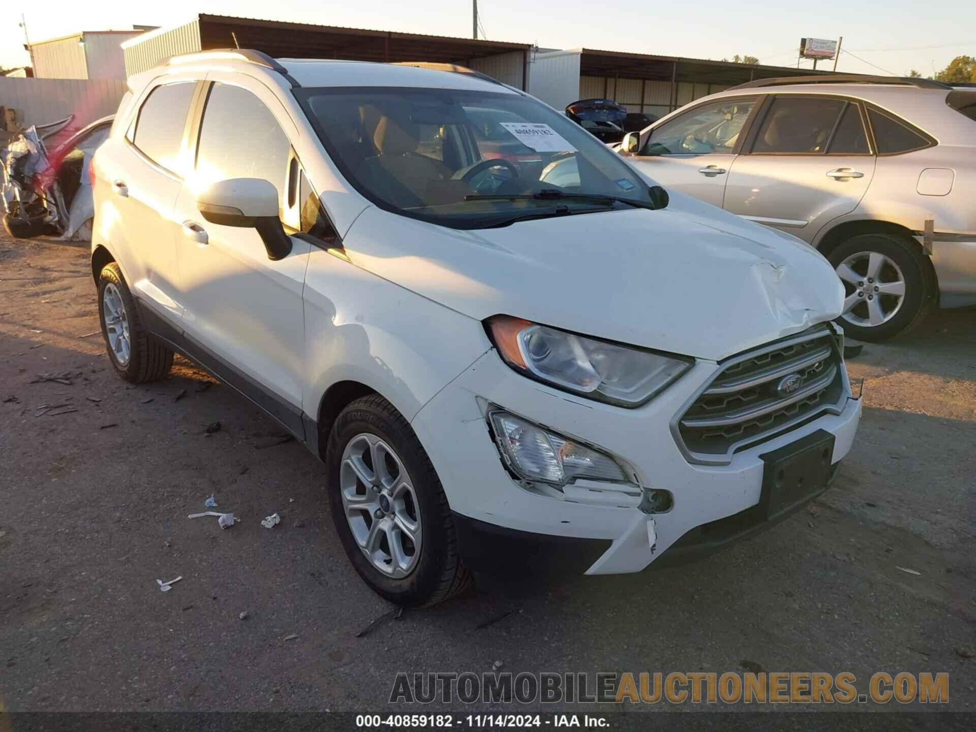 MAJ3S2GE9KC271215 FORD ECOSPORT 2019