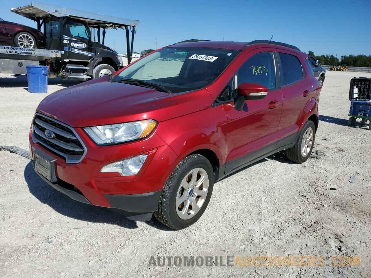 MAJ3S2GE9KC282876 FORD ECOSPORT 2019