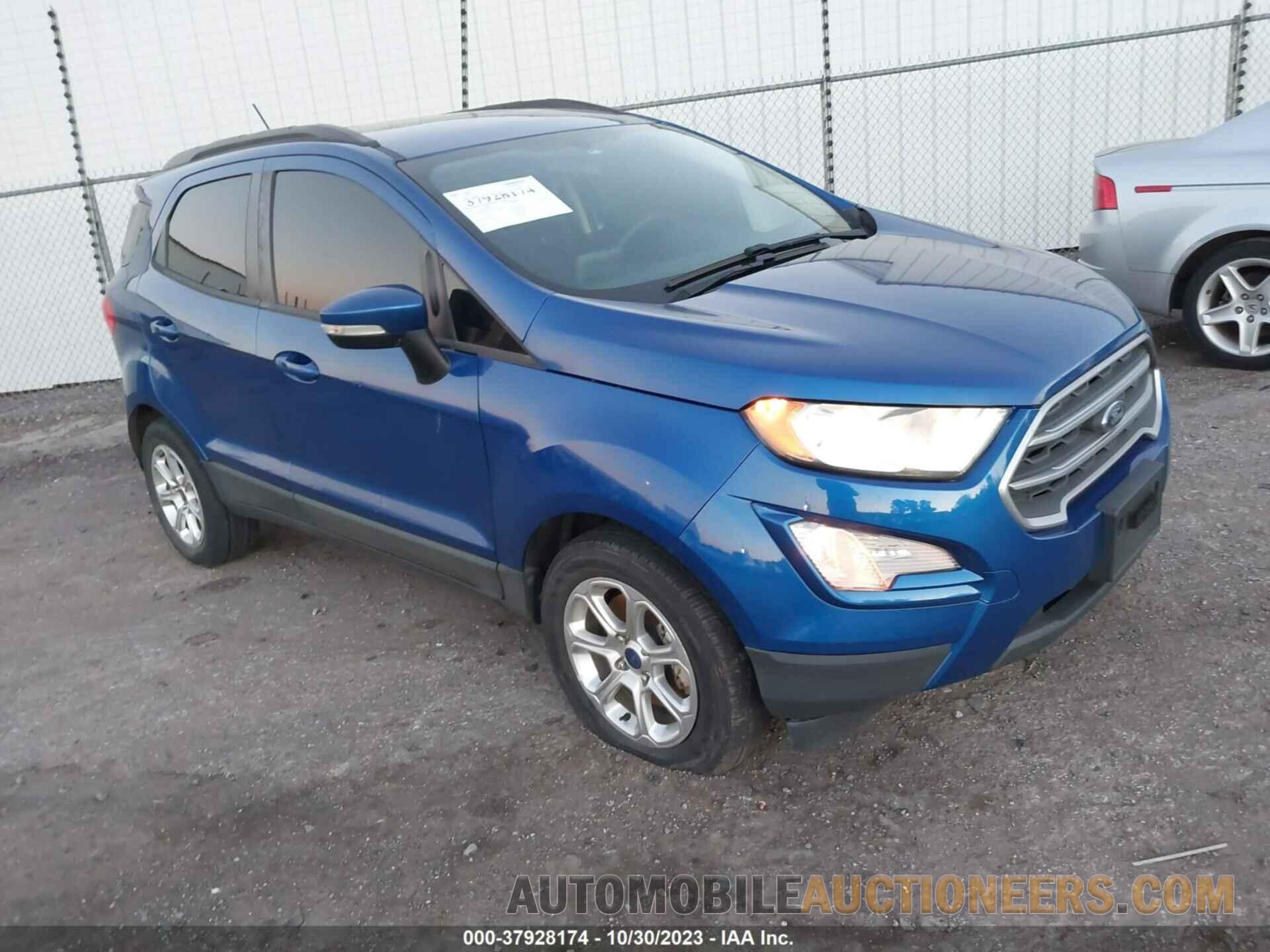 MAJ3S2GE9KC307212 FORD ECOSPORT 2019