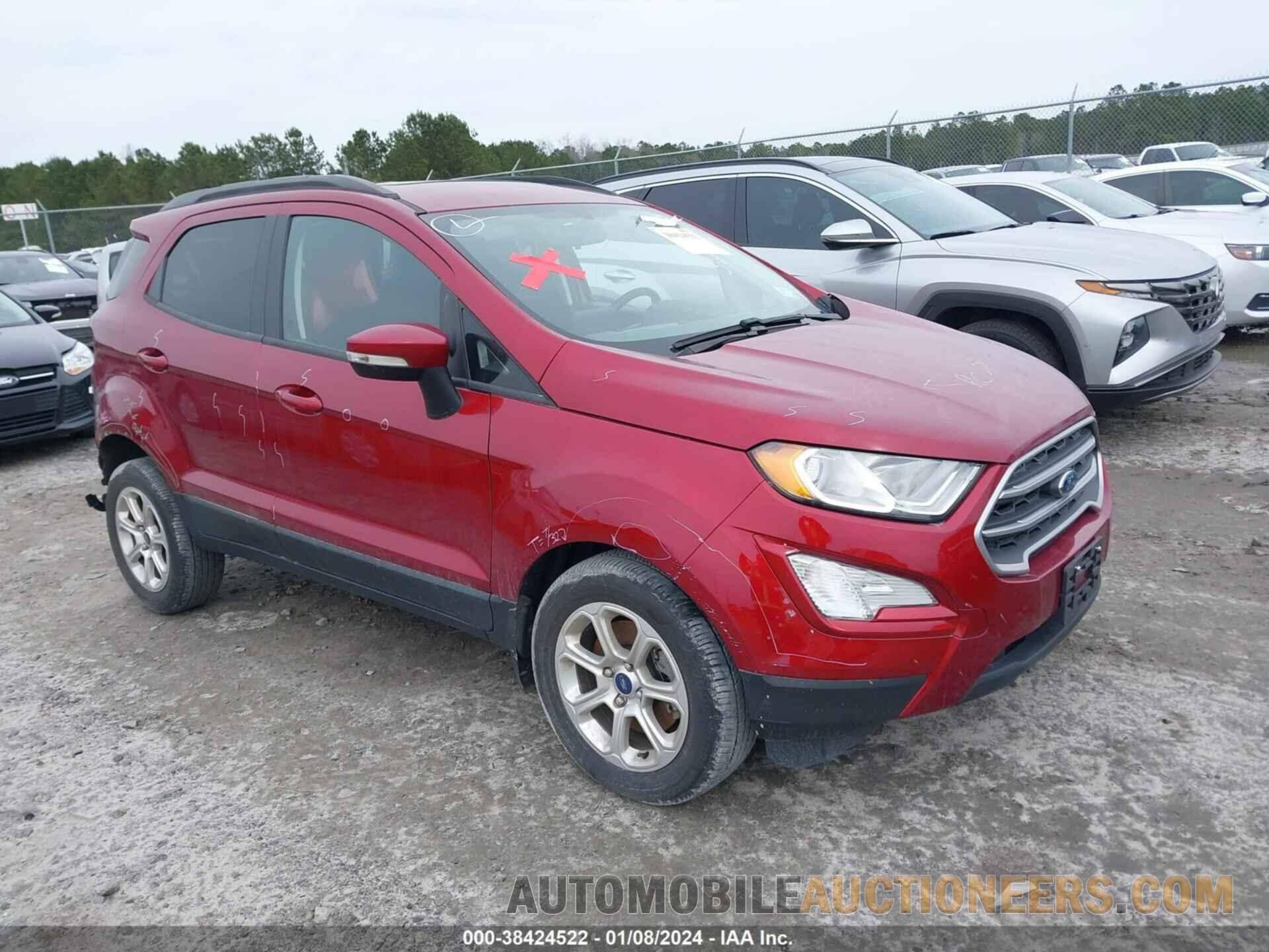 MAJ3S2GE9LC312430 FORD ECOSPORT 2020