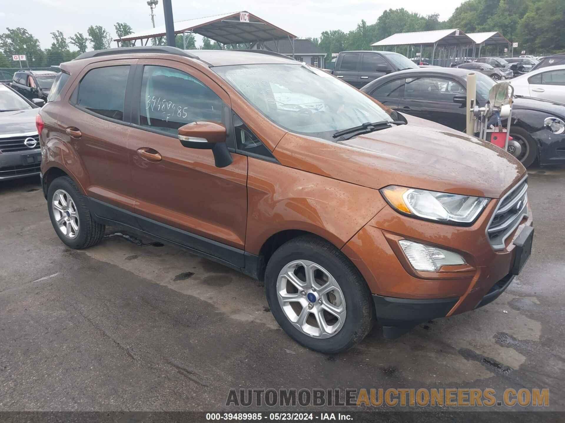 MAJ3S2GE9LC323217 FORD ECOSPORT 2020