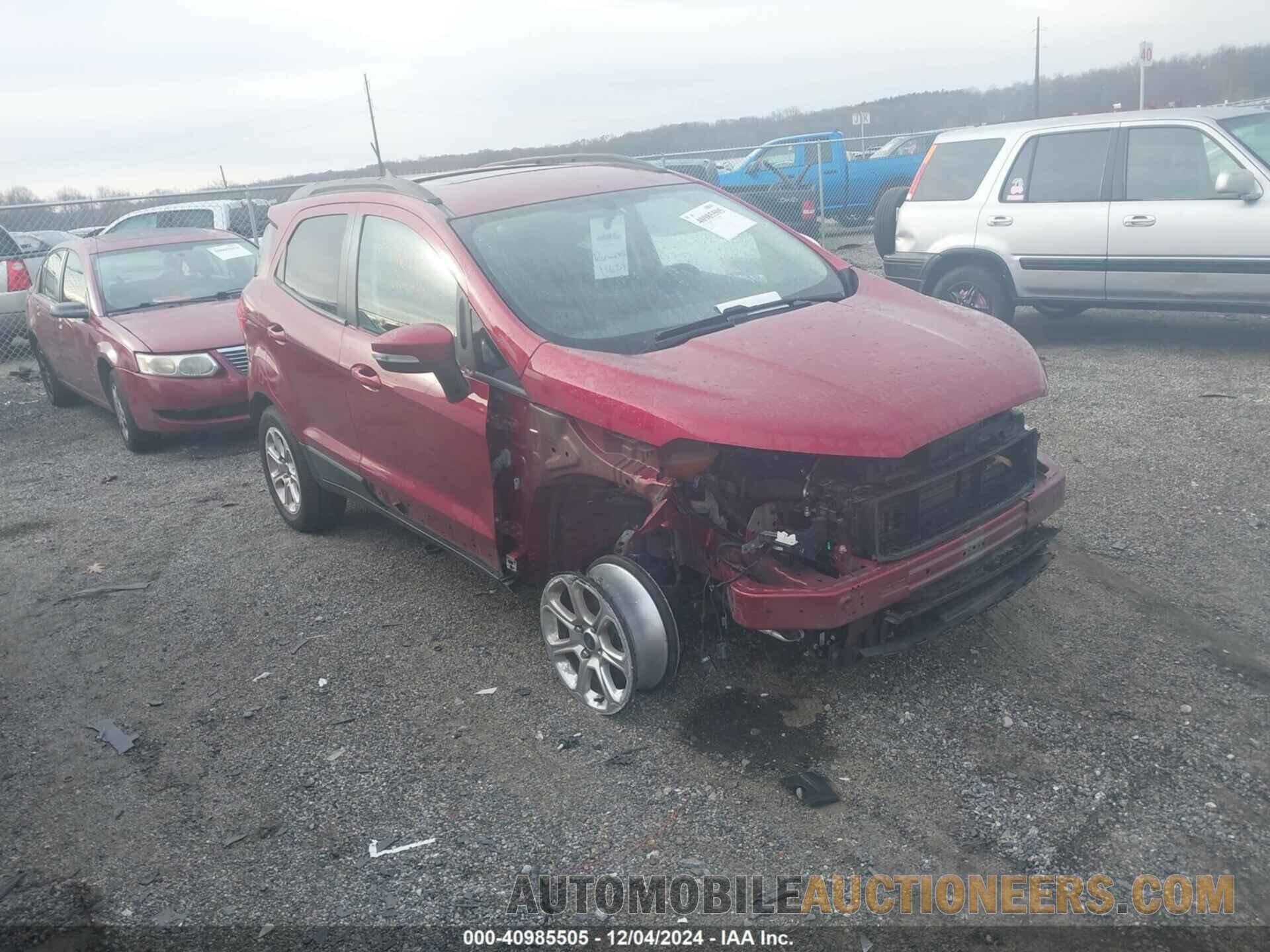 MAJ3S2GE9LC338297 FORD ECOSPORT 2020