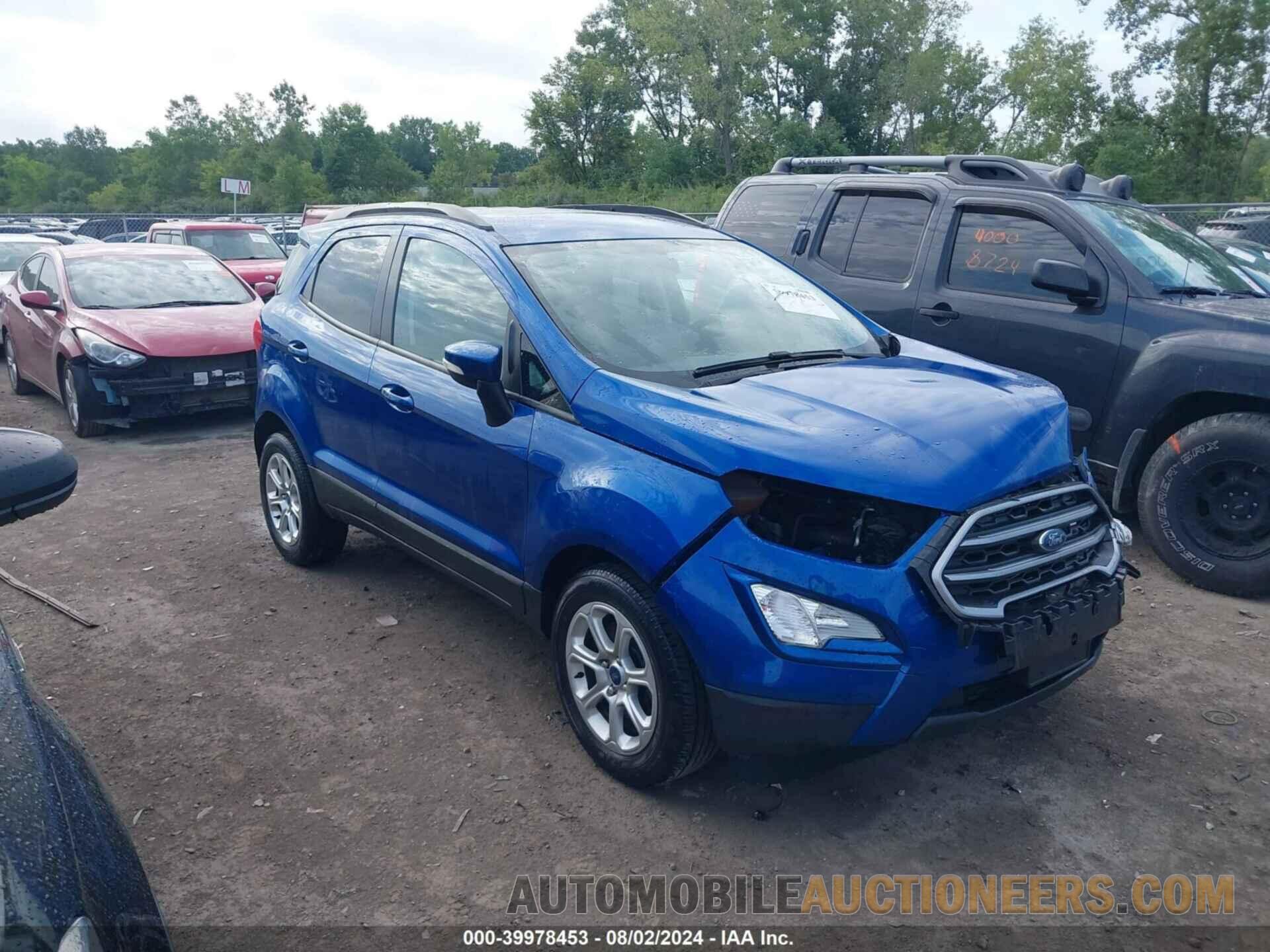 MAJ3S2GE9LC343869 FORD ECOSPORT 2020