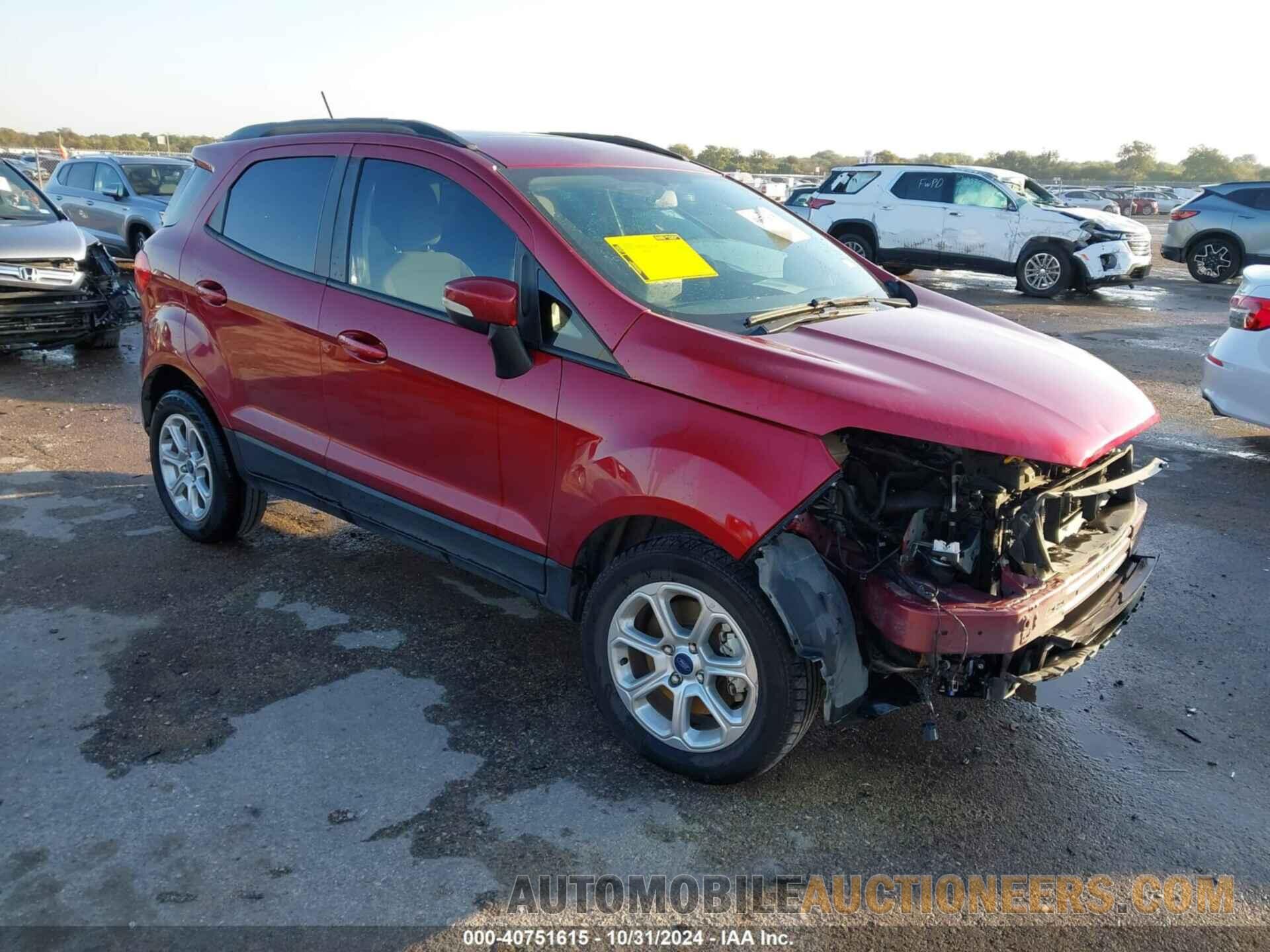 MAJ3S2GE9LC362616 FORD ECOSPORT 2020