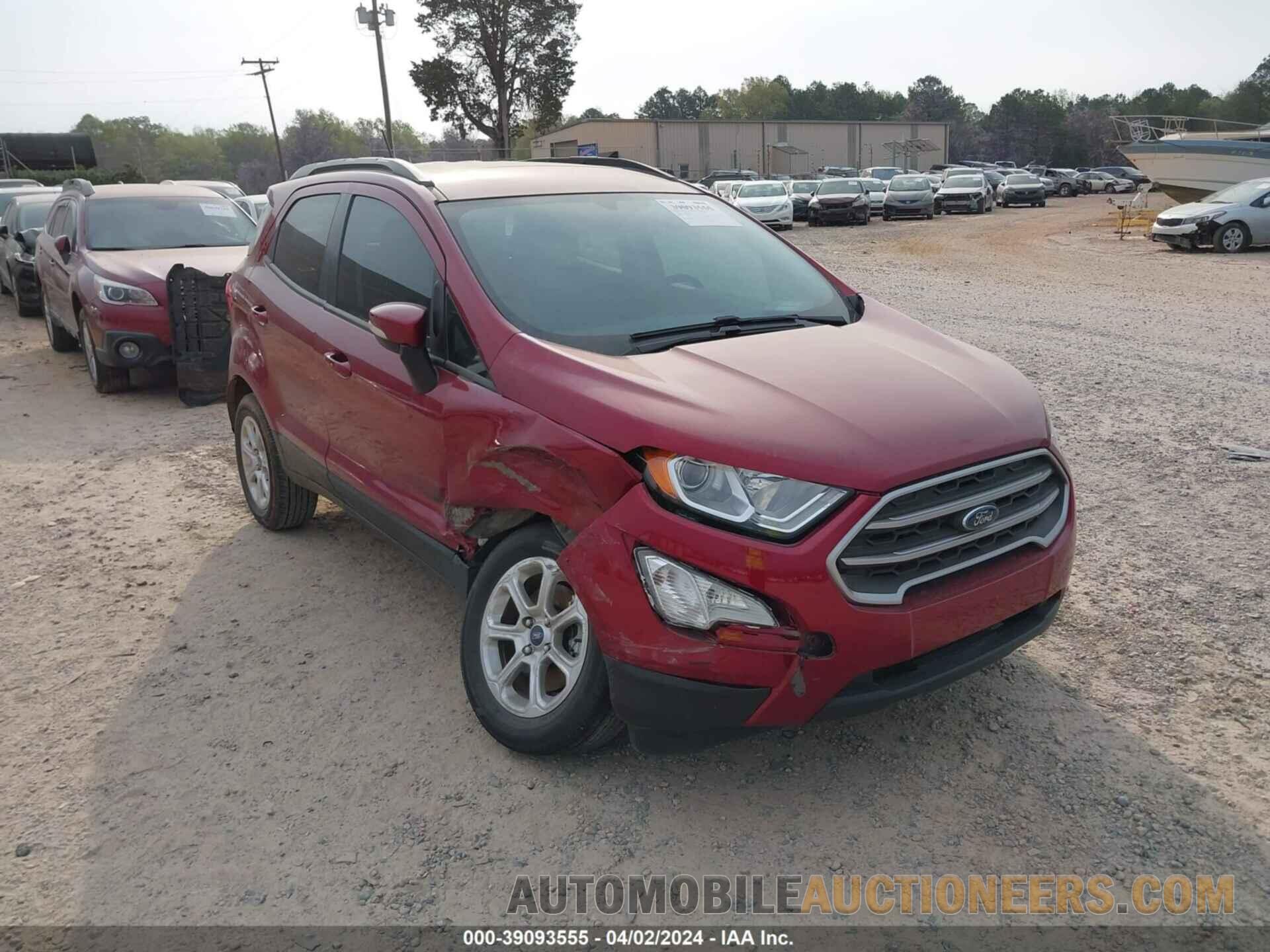 MAJ3S2GE9LC386723 FORD ECOSPORT 2020