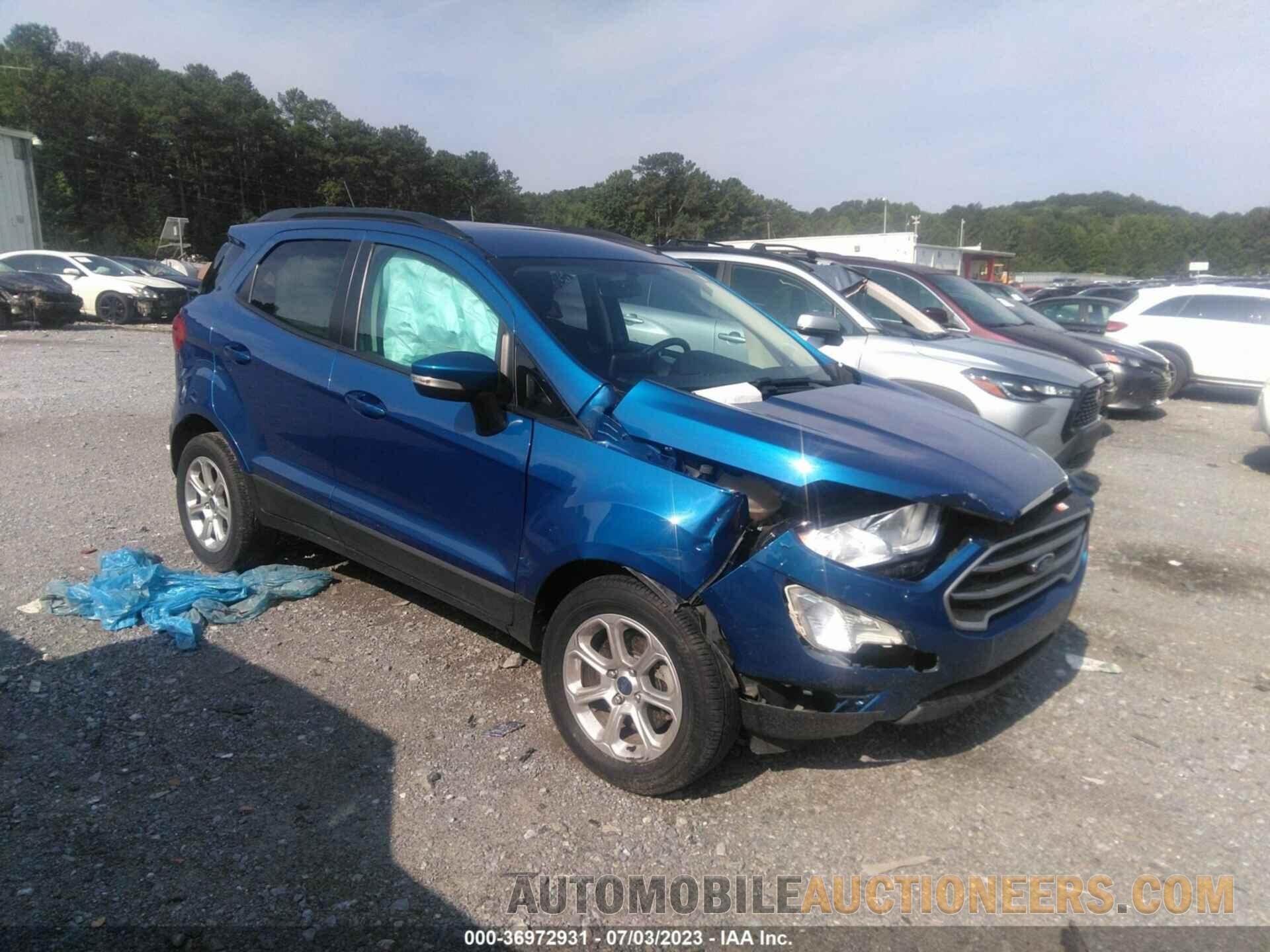 MAJ3S2GE9LC387645 FORD ECOSPORT 2020