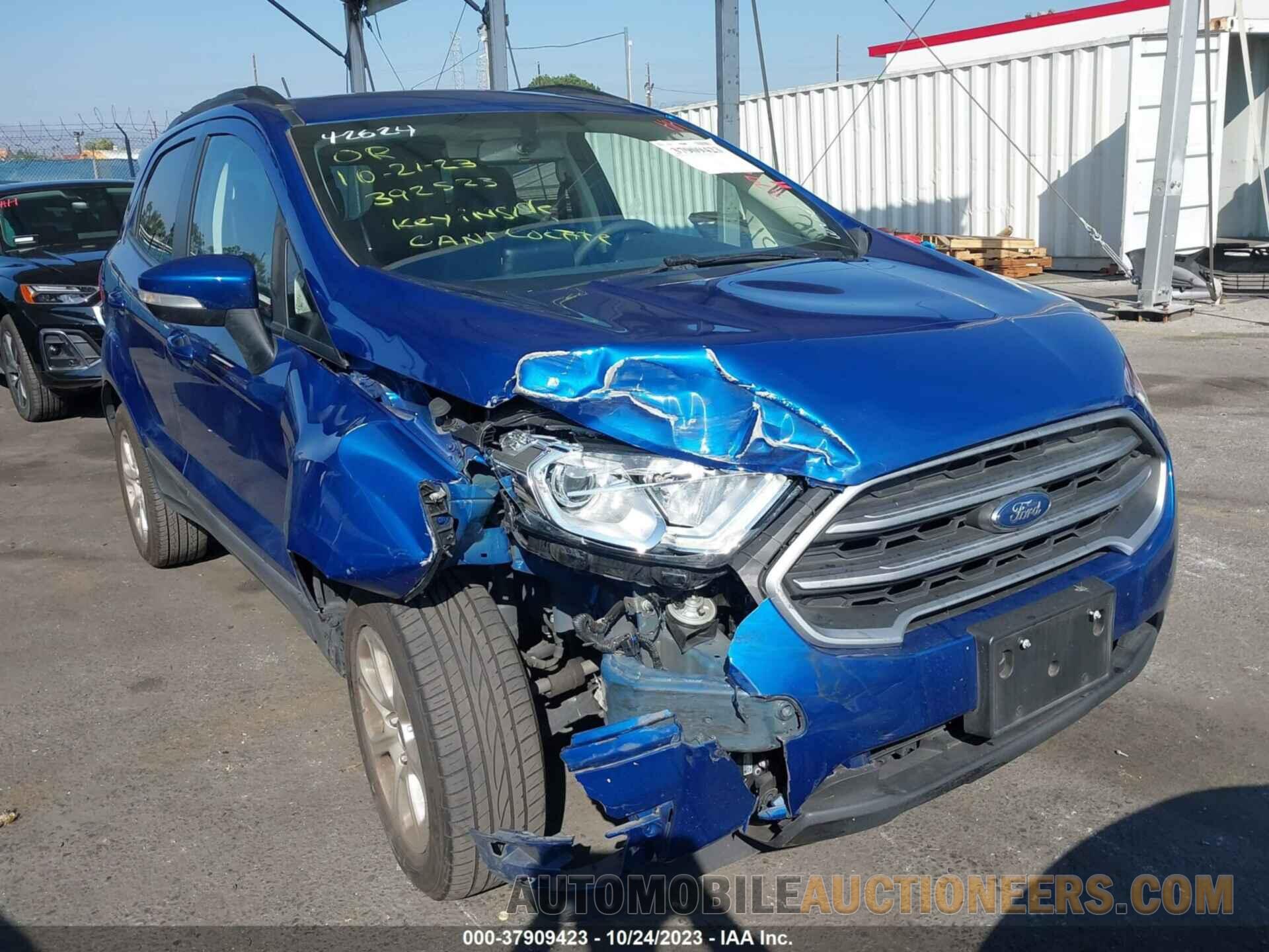 MAJ3S2GE9MC412562 FORD ECOSPORT 2021