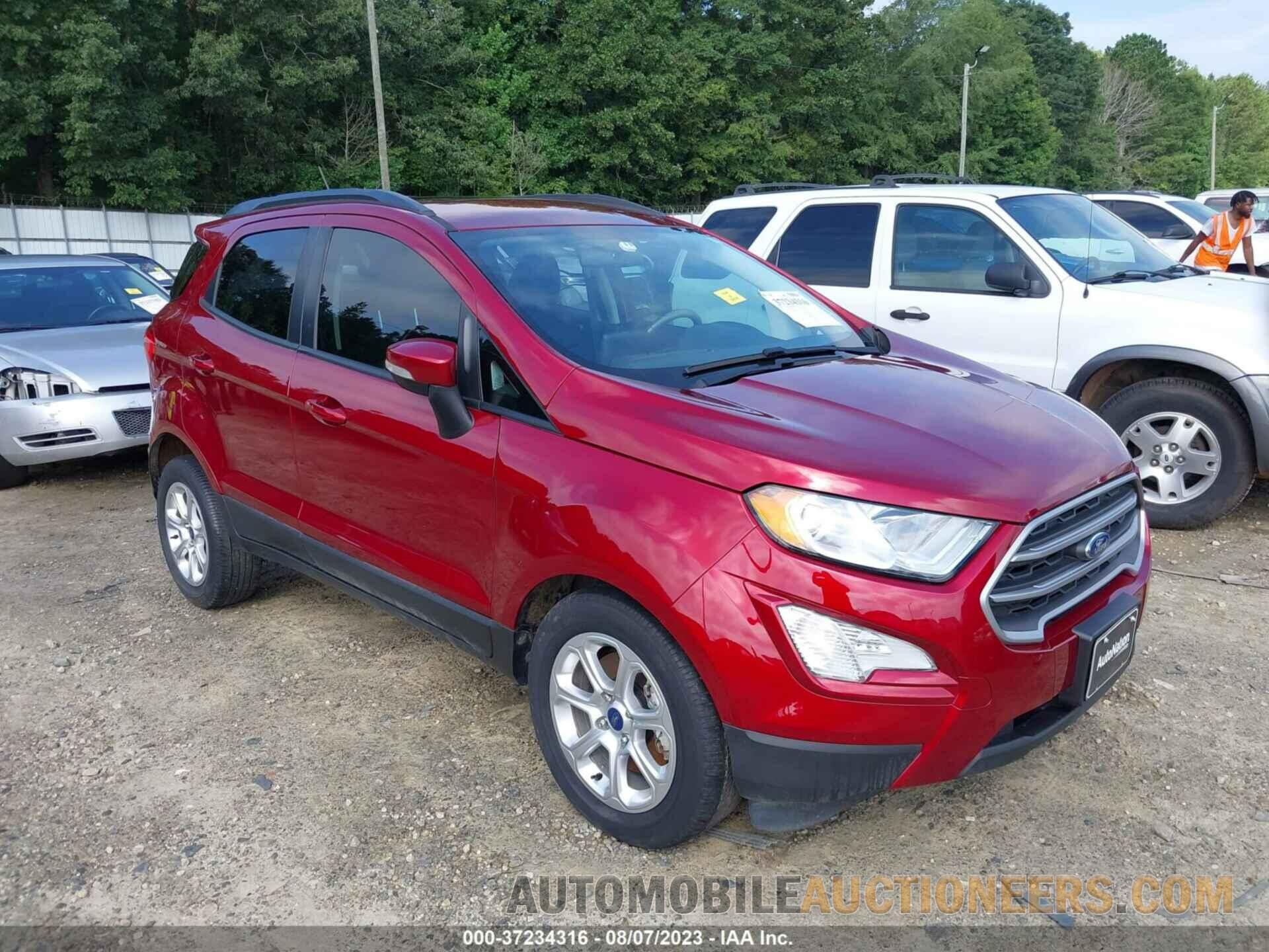 MAJ3S2GEXLC340270 FORD ECOSPORT 2020