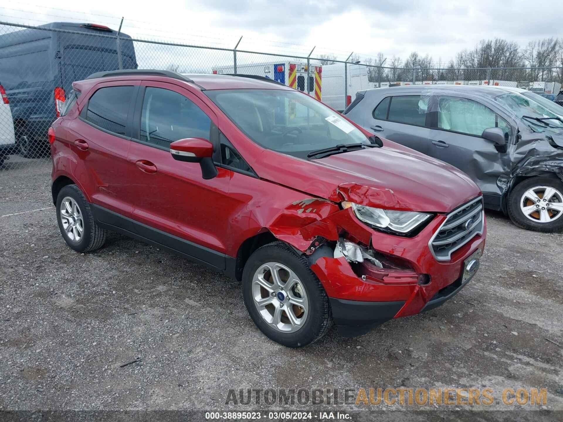 MAJ3S2GEXLC391204 FORD ECOSPORT 2020