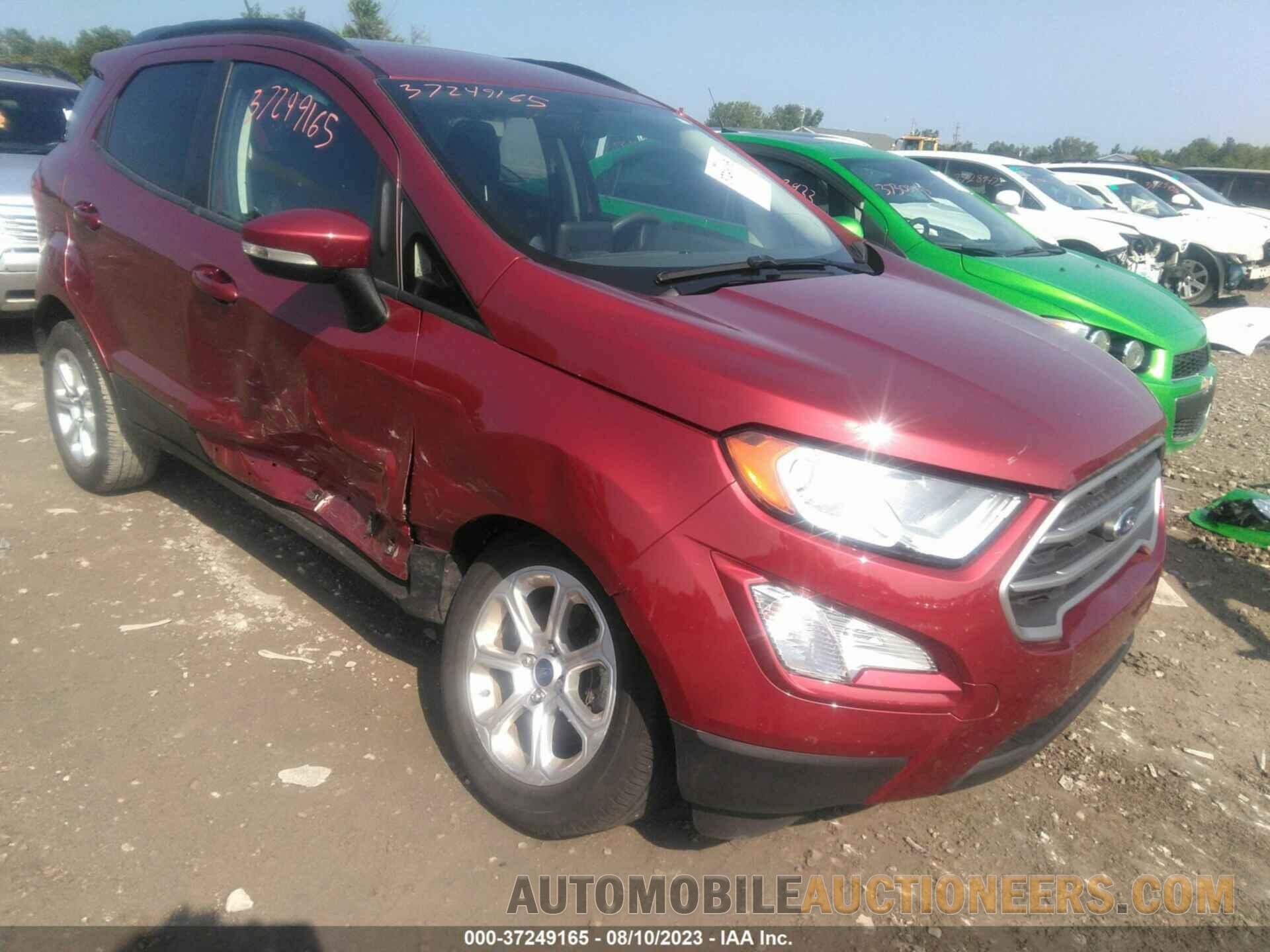 MAJ3S2GEXMC408343 FORD ECOSPORT 2021