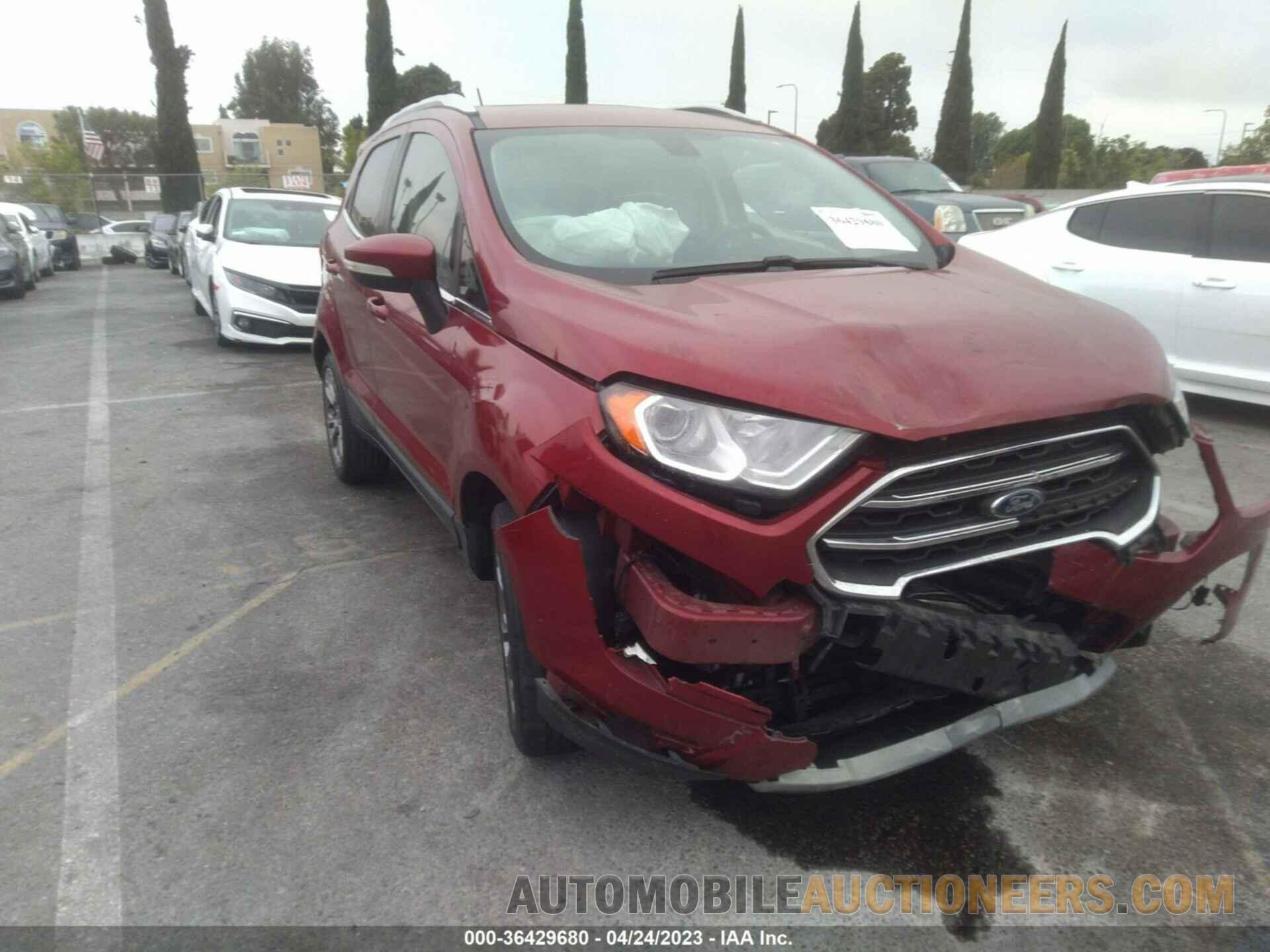 MAJ3S2KE3KC272321 FORD ECOSPORT 2019