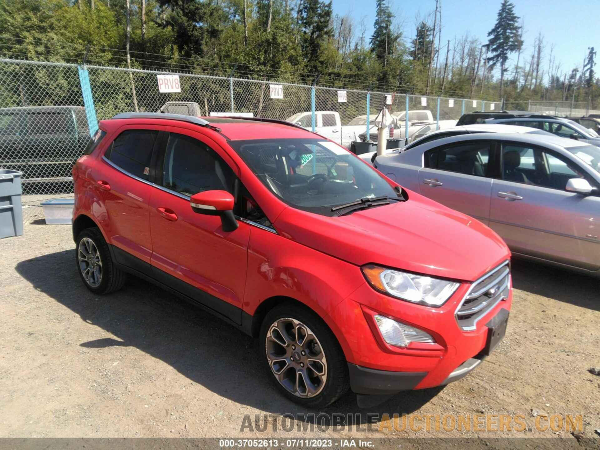 MAJ3S2KE9KC261274 FORD ECOSPORT 2019