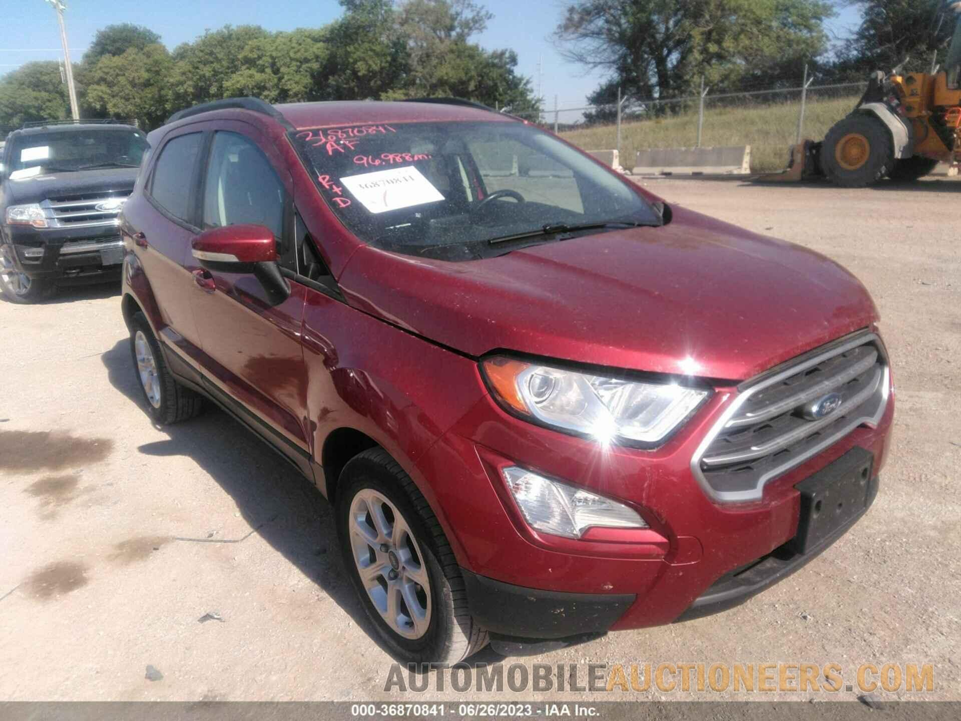 MAJ6P1ULXJC192579 FORD ECOSPORT 2018