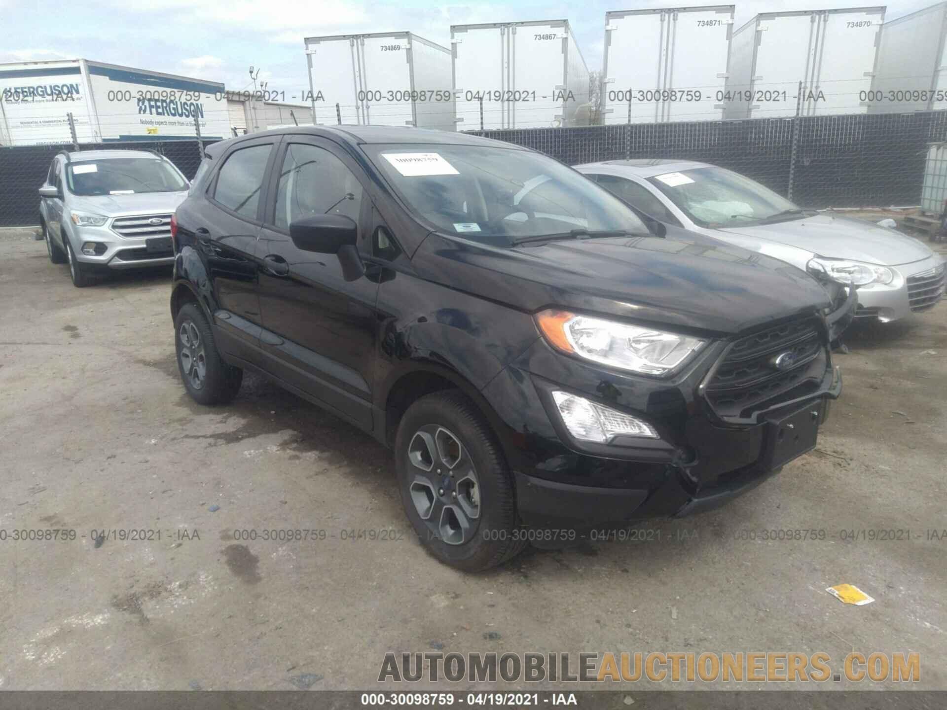 MAJ6S3FL4LC390505 FORD ECOSPORT 2020