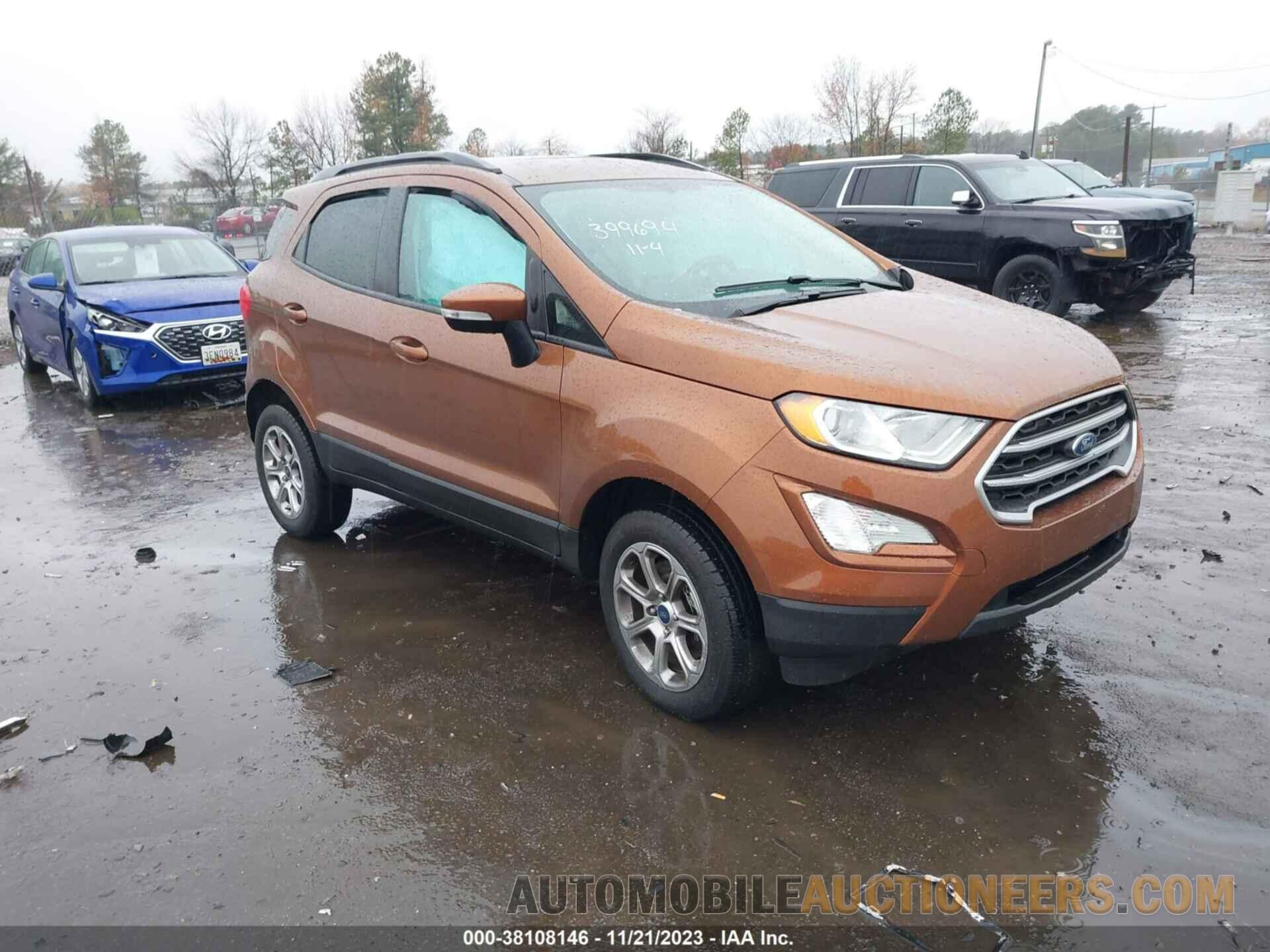 MAJ6S3GL1LC365608 FORD ECOSPORT 2020