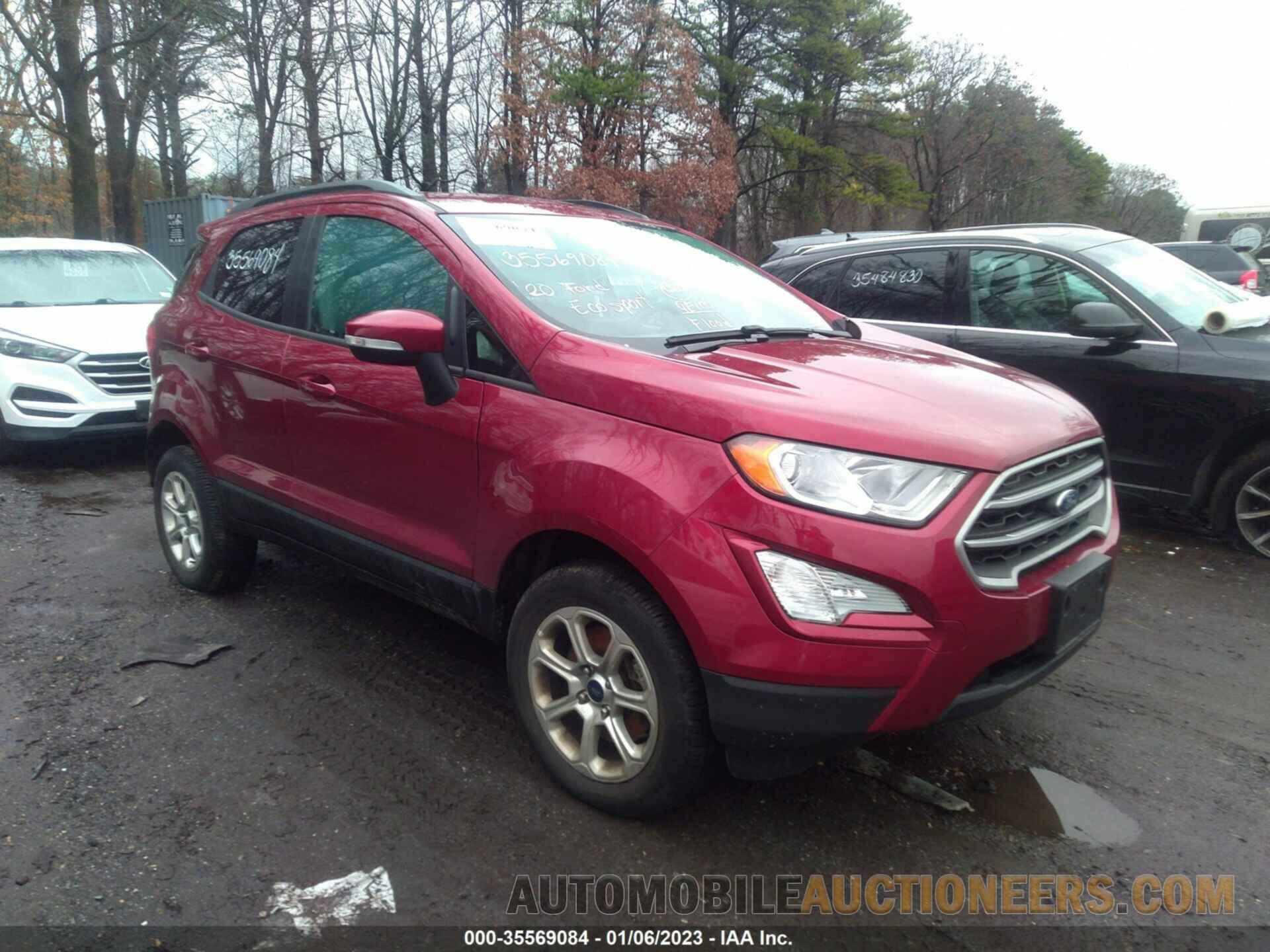 MAJ6S3GL1LC386524 FORD ECOSPORT 2020