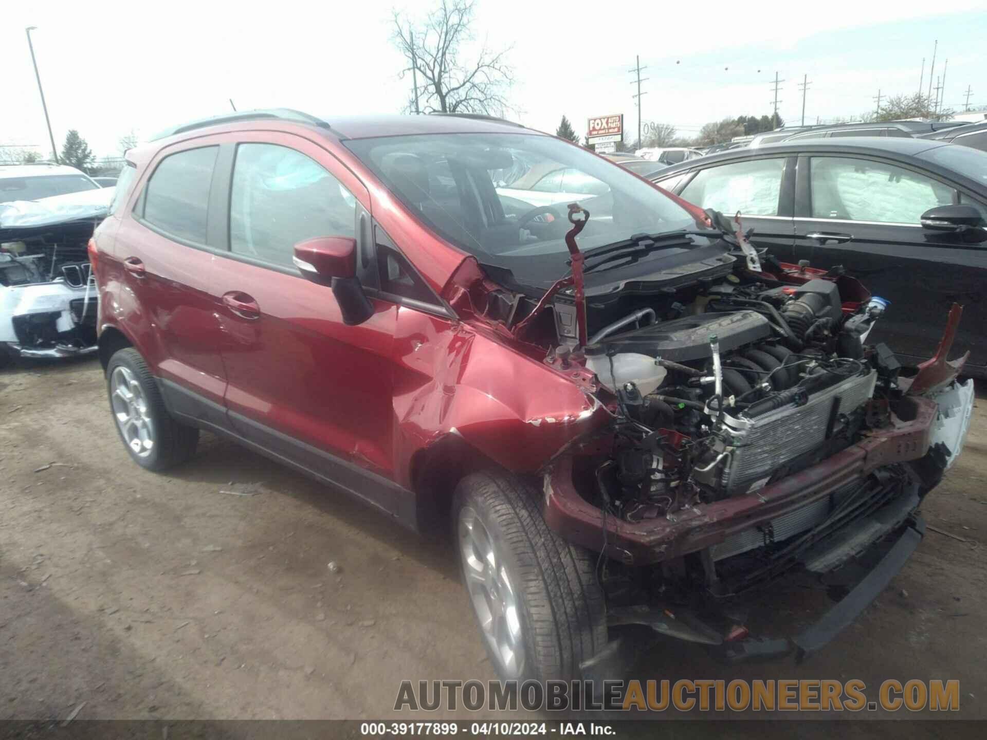 MAJ6S3GL1NC464688 FORD ECOSPORT 2022