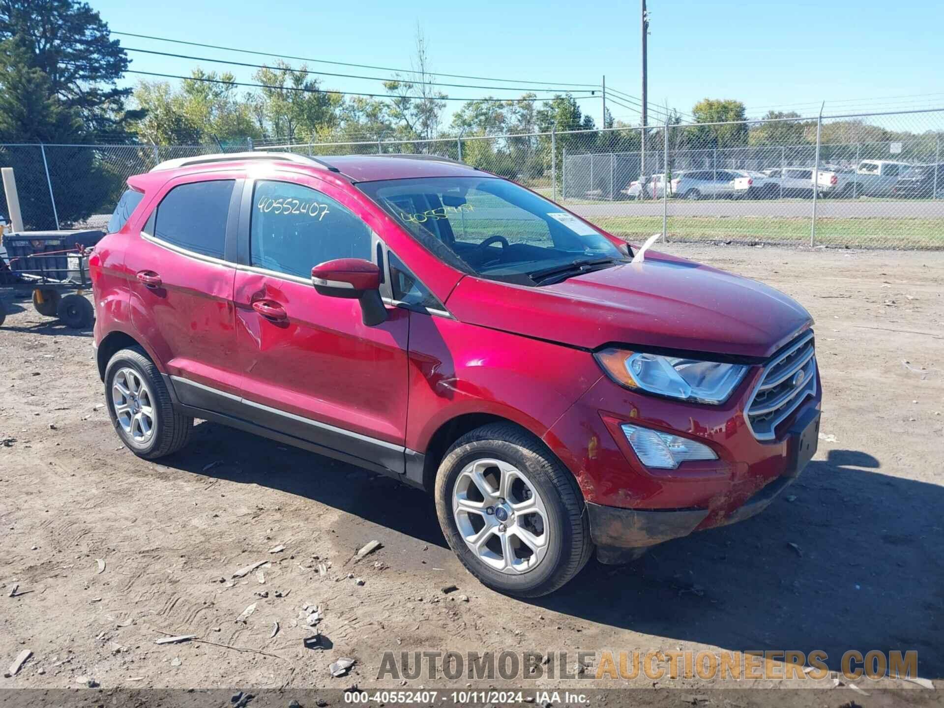 MAJ6S3GL2LC336439 FORD ECOSPORT 2020