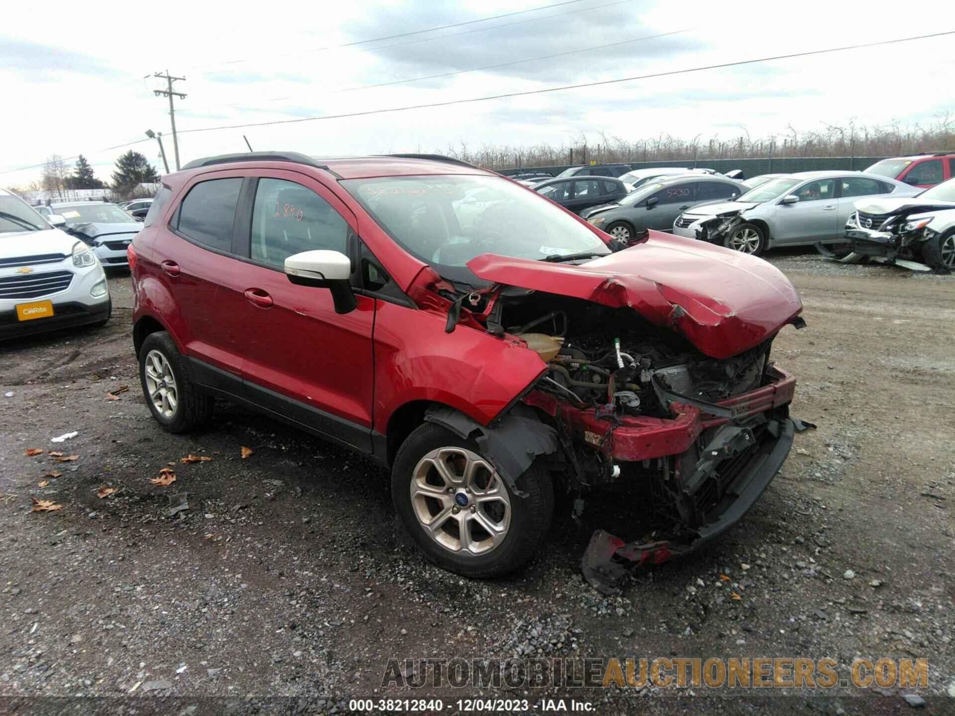 MAJ6S3GL4KC266022 FORD ECOSPORT 2019