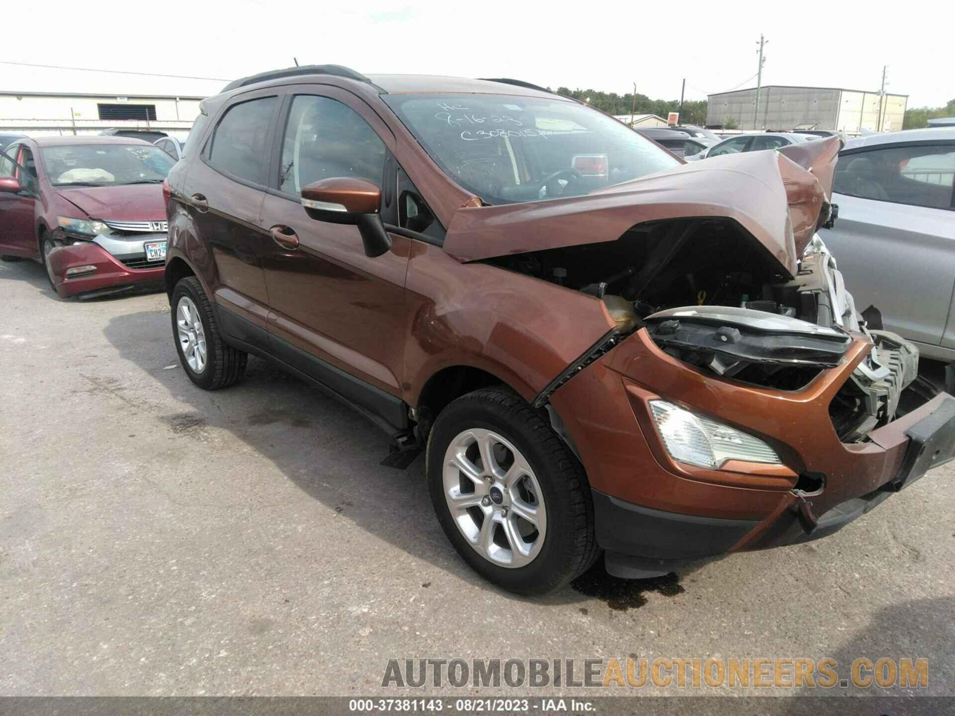 MAJ6S3GL4KC308320 FORD ECOSPORT 2019