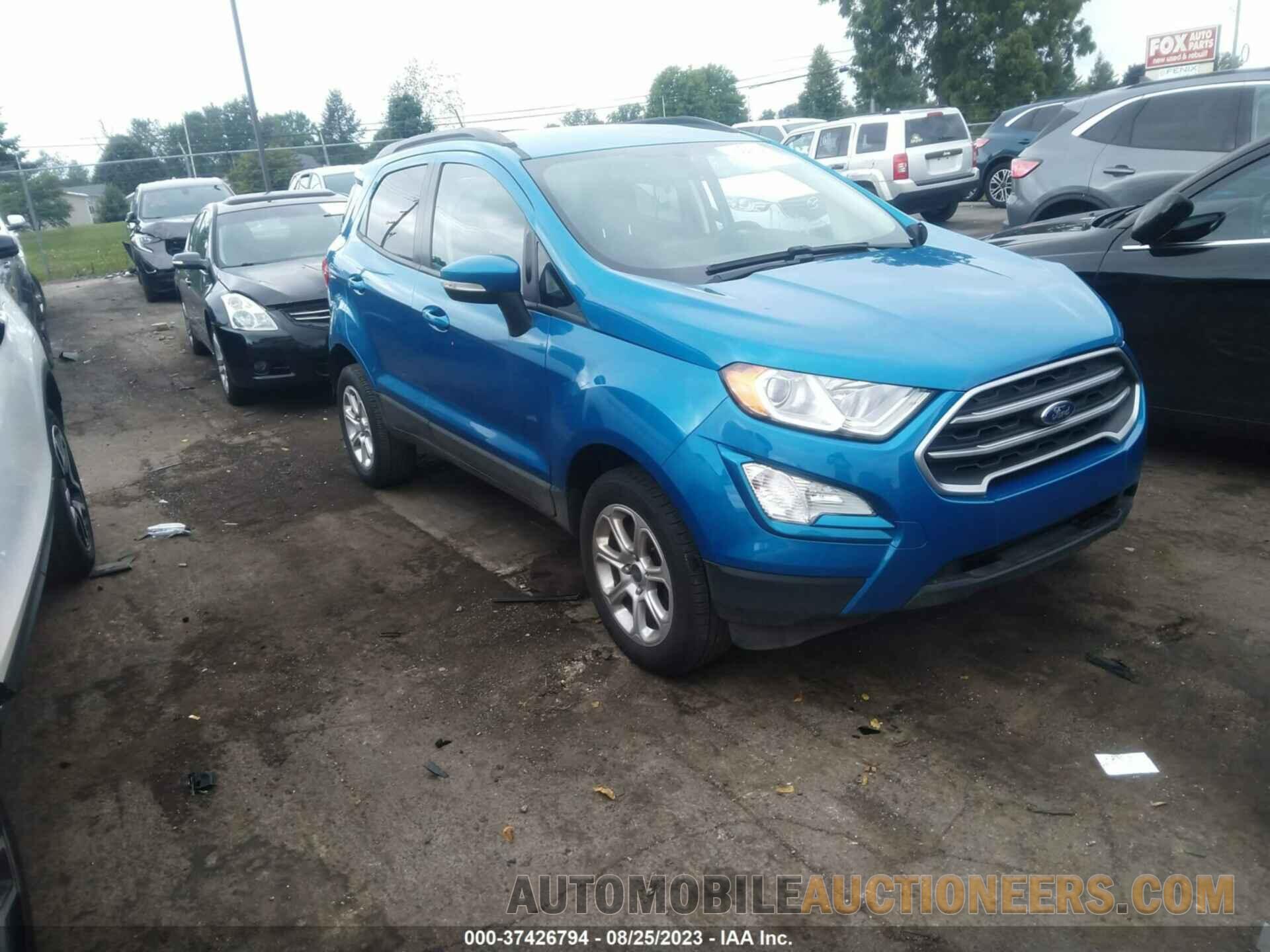 MAJ6S3GL6LC319692 FORD ECOSPORT 2020