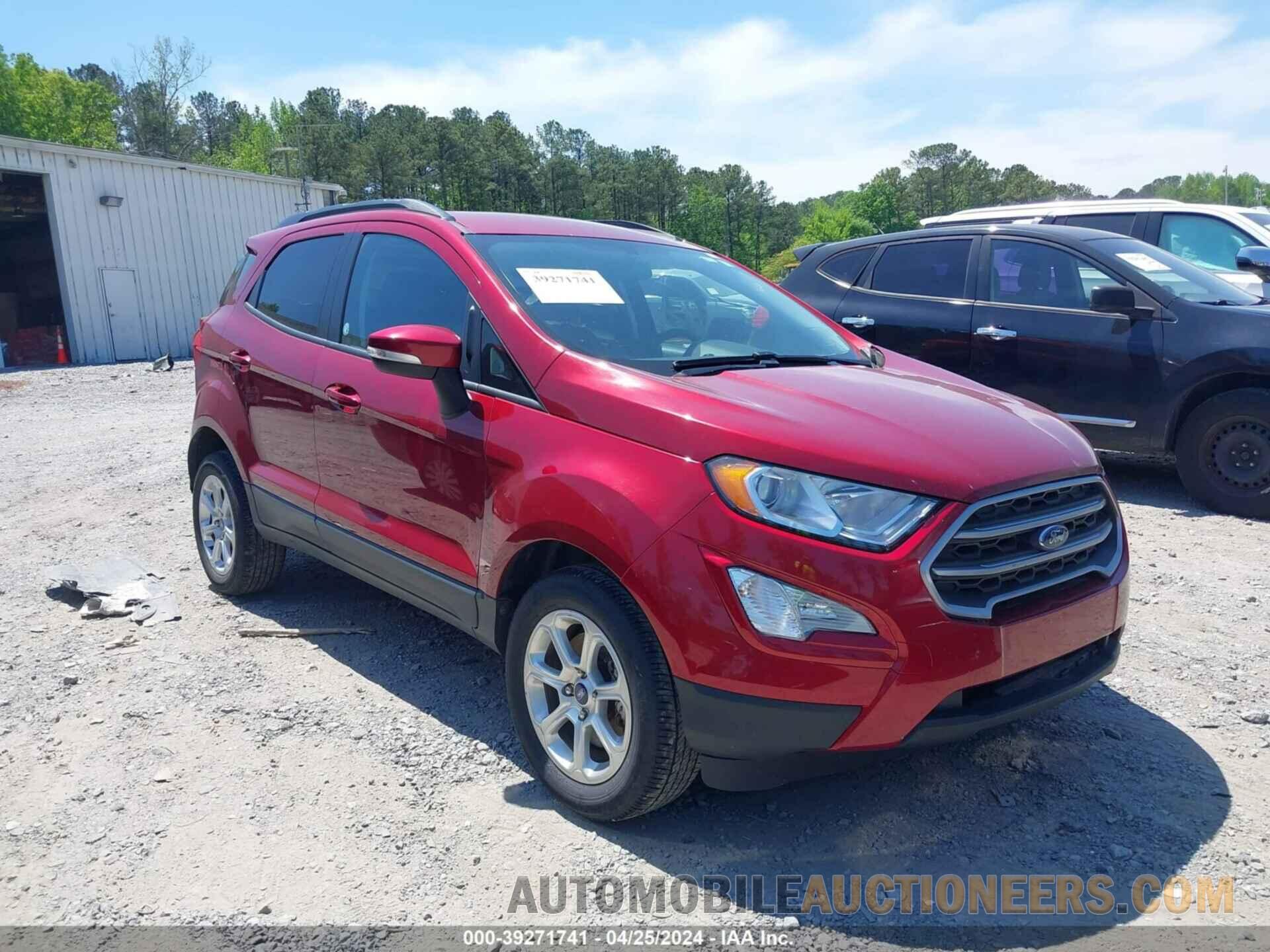 MAJ6S3GL8MC422405 FORD ECOSPORT 2021