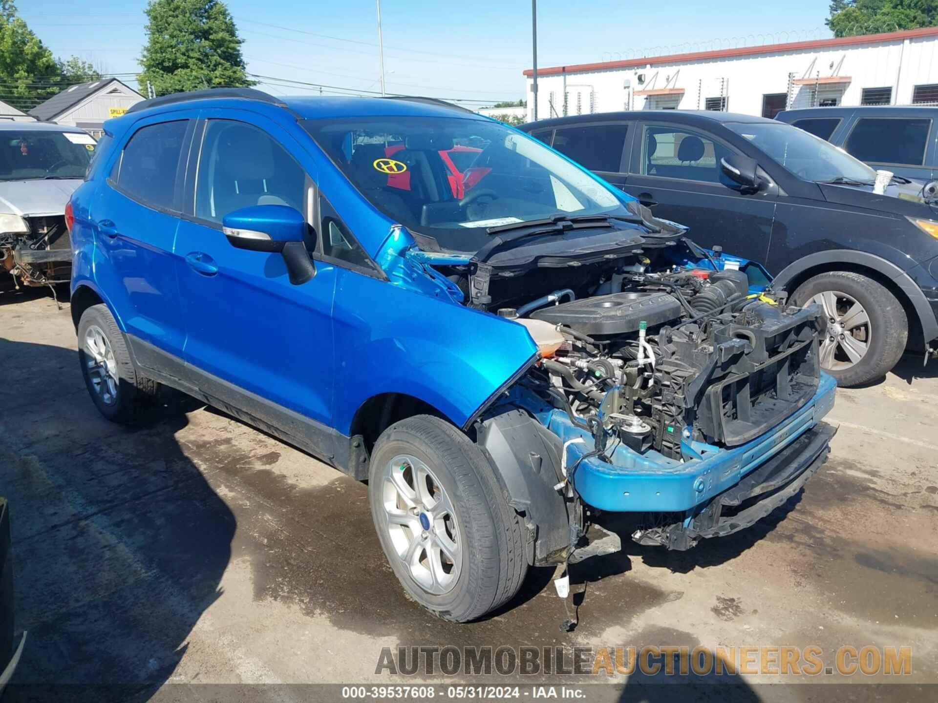 MAJ6S3GL9LC334333 FORD ECOSPORT 2020