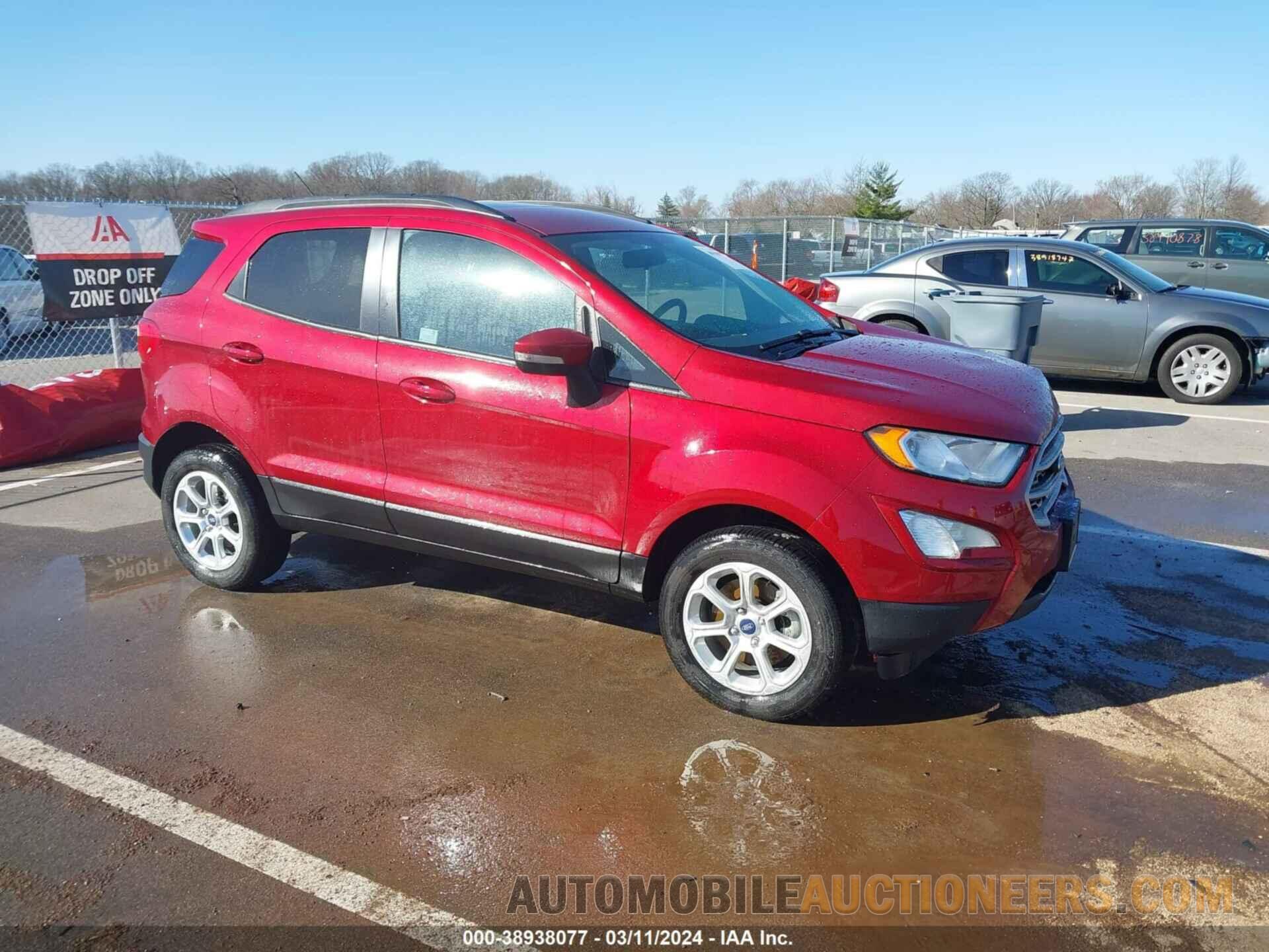 MAJ6S3GL9LC390286 FORD ECOSPORT 2020