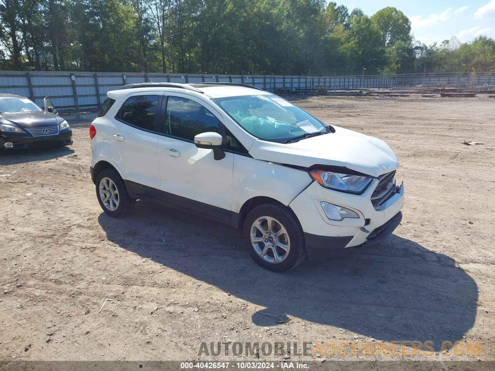 MAJ6S3GLXLC394007 FORD ECOSPORT 2020