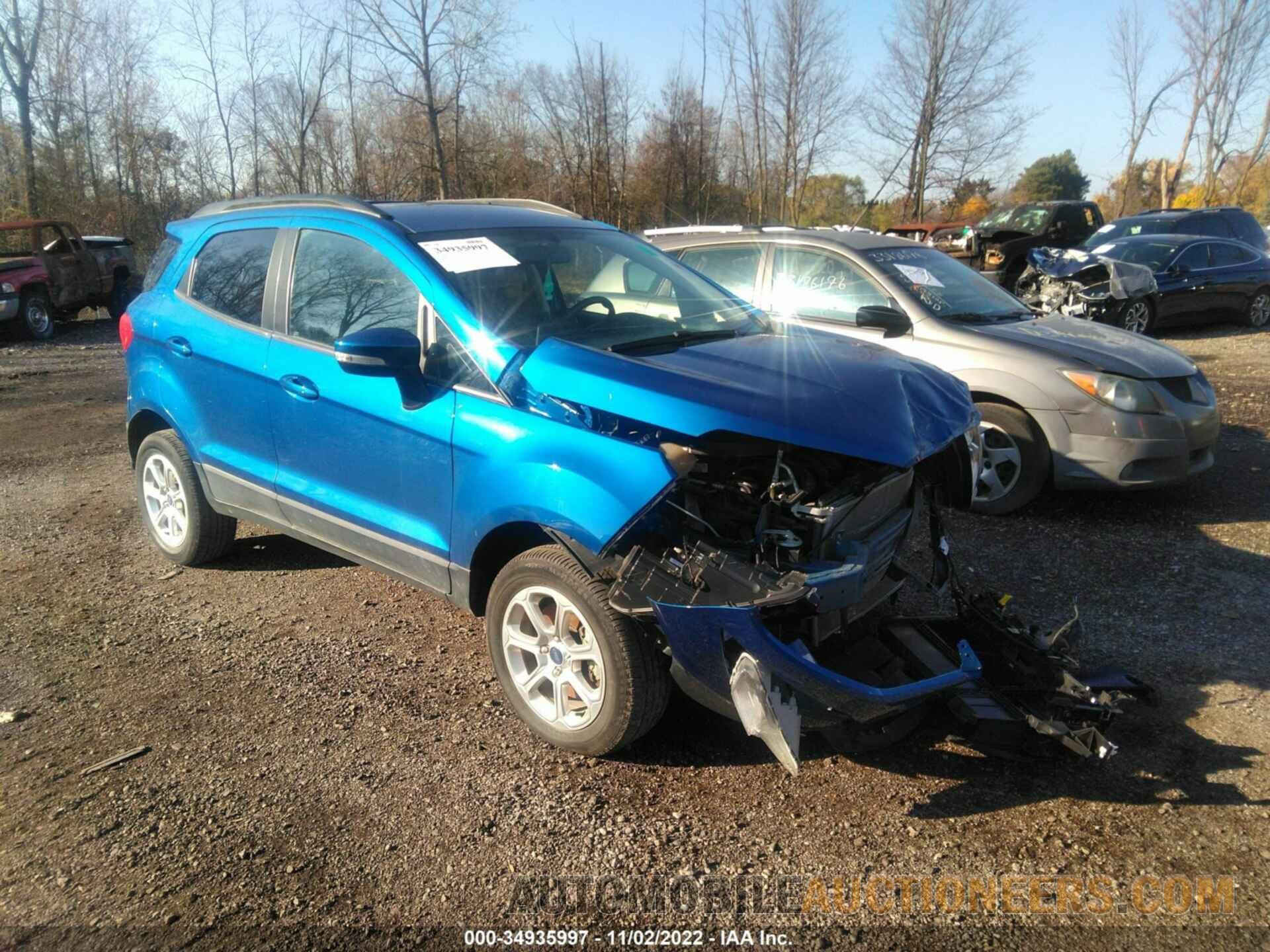 MAJ6S3GLXLC394699 FORD ECOSPORT 2020