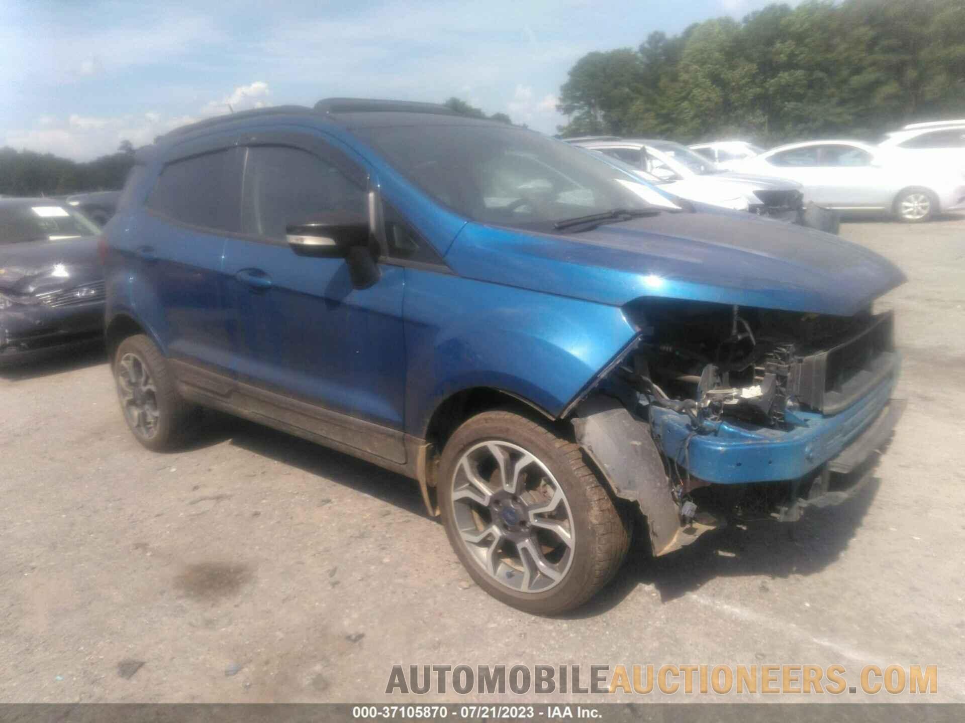 MAJ6S3JL6KC309316 FORD ECOSPORT 2019