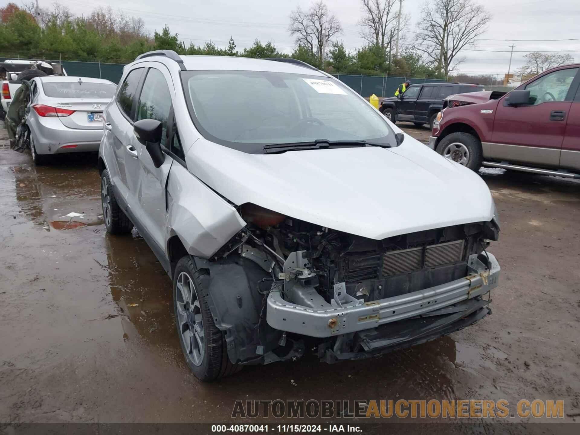 MAJ6S3JLXLC318764 FORD ECOSPORT 2020