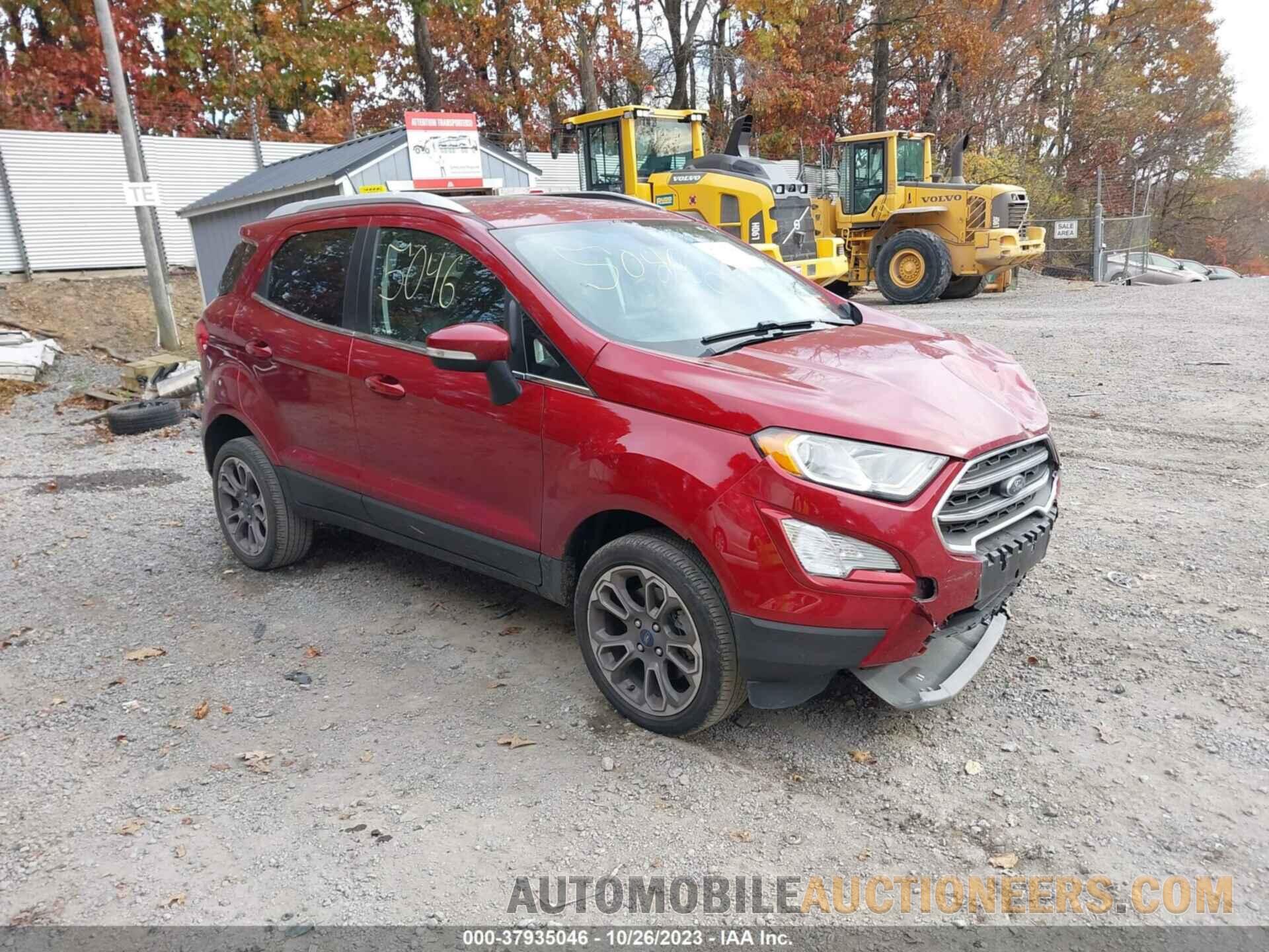 MAJ6S3KL1KC277406 FORD ECOSPORT 2019