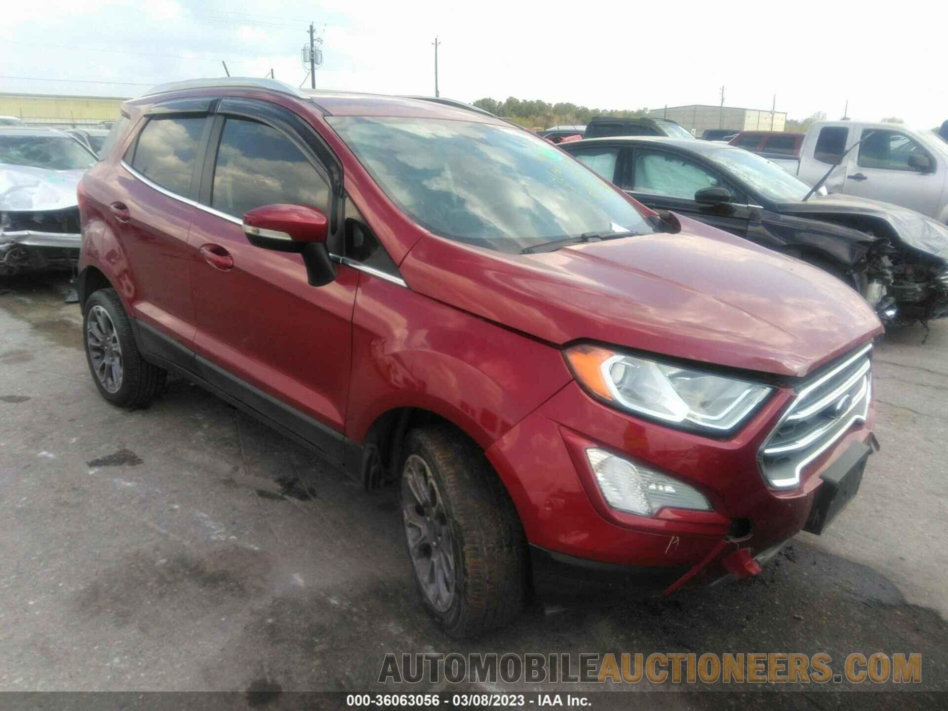 MAJ6S3KL4KC306588 FORD ECOSPORT 2019