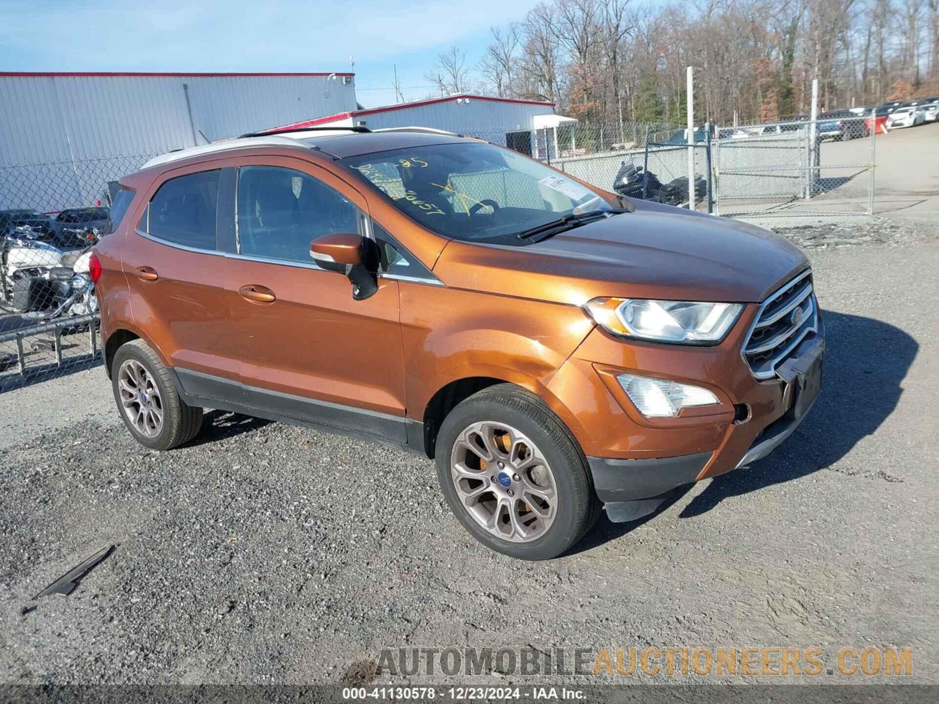 MAJ6S3KL5KC260236 FORD ECOSPORT 2019