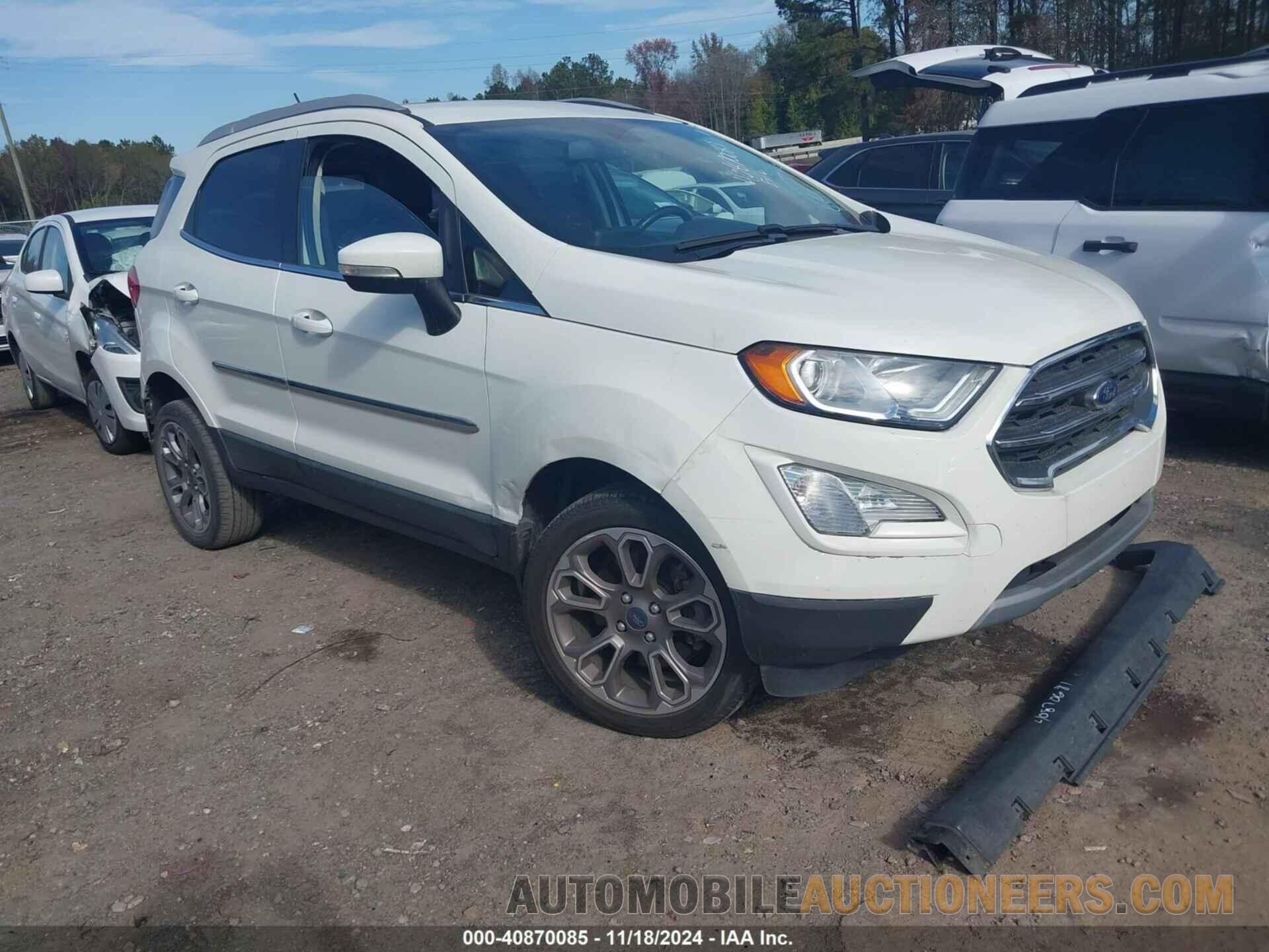 MAJ6S3KL5KC293933 FORD ECOSPORT 2019