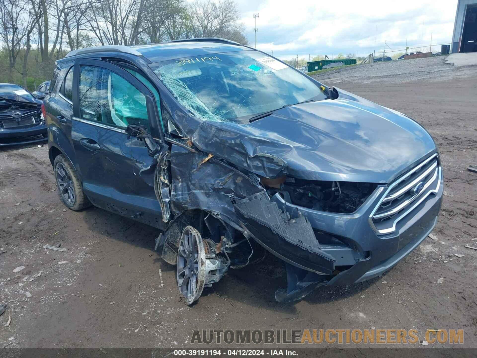 MAJ6S3KL7NC459521 FORD ECOSPORT 2022