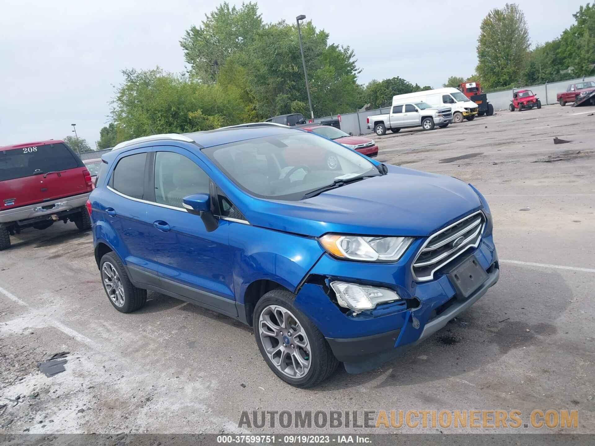 MAJ6S3KL8KC289701 FORD ECOSPORT 2019