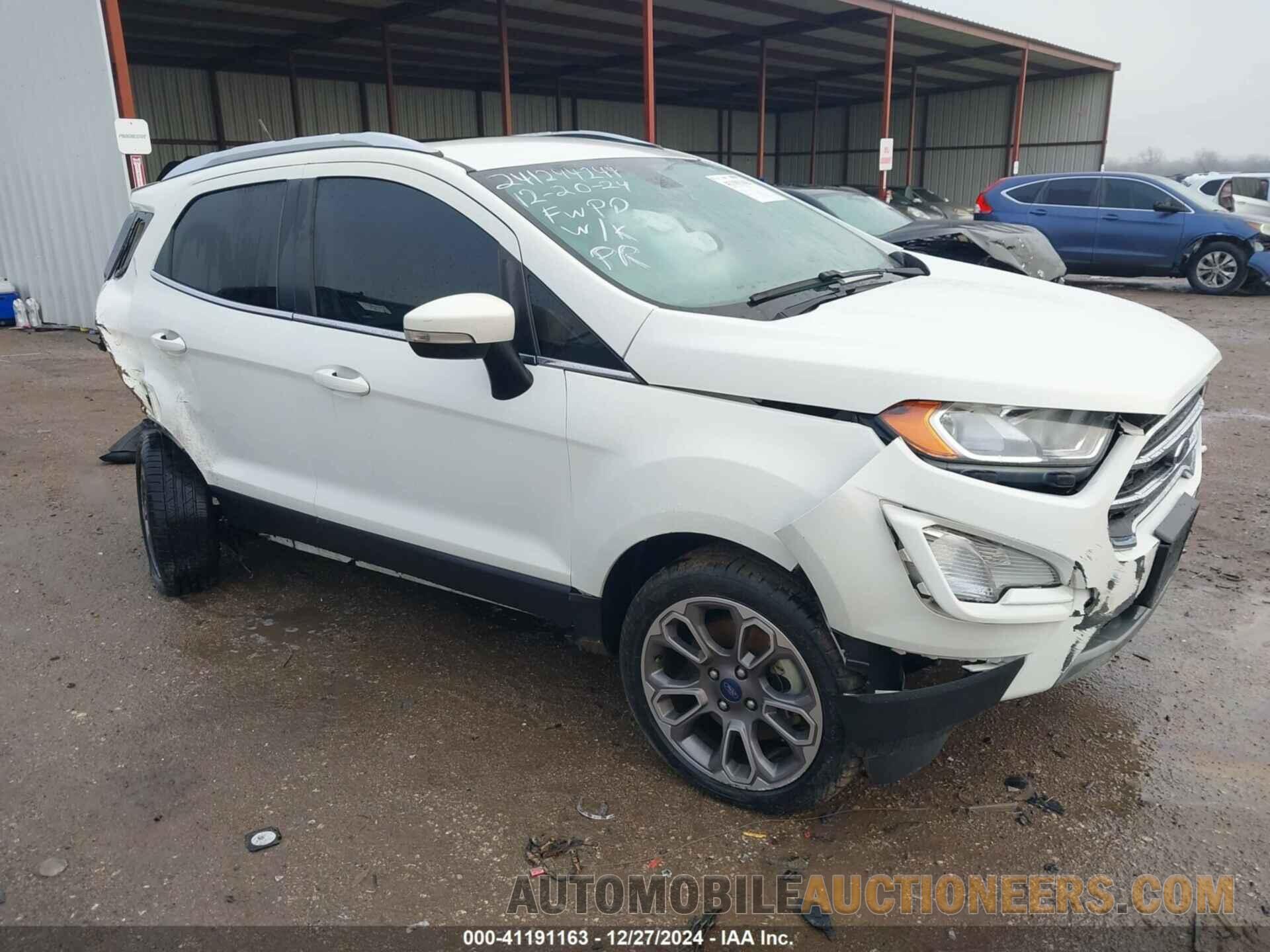 MAJ6S3KLXLC351472 FORD ECOSPORT 2020